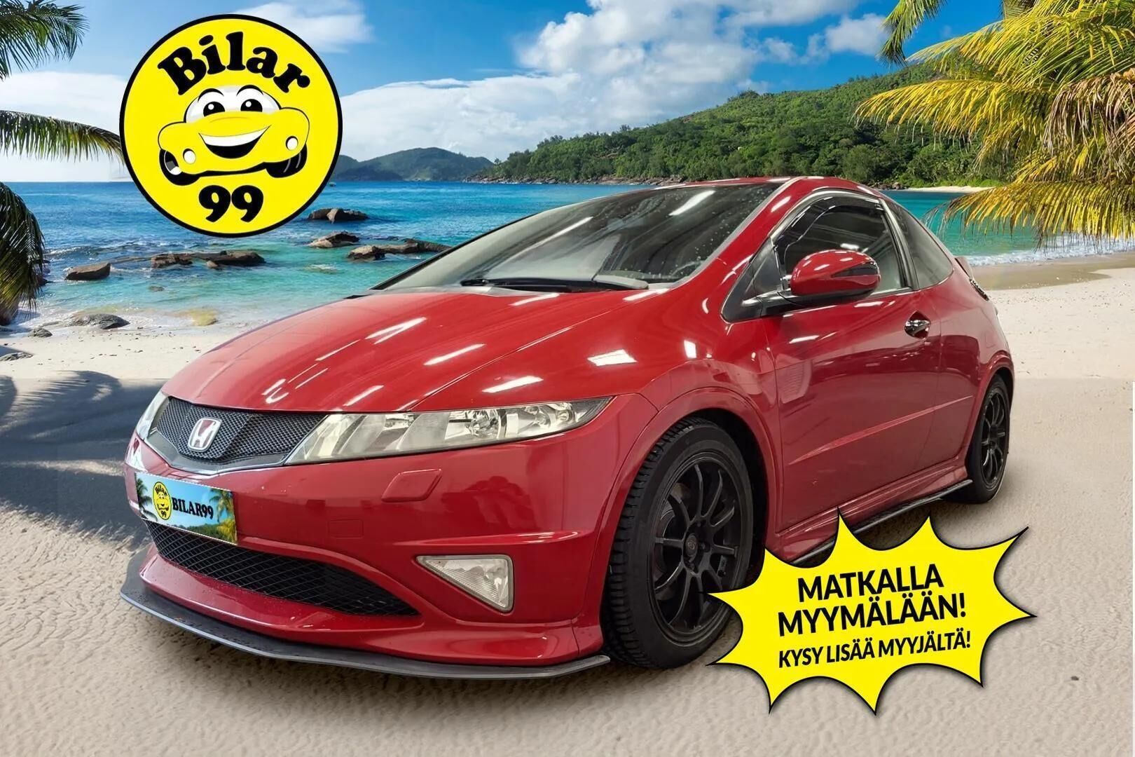 Honda Civic 2008 Type R - | Martelius | HKS | Flow Designs | Rota Force | Sporttipenkit | Vakkari | Huoltokirja |