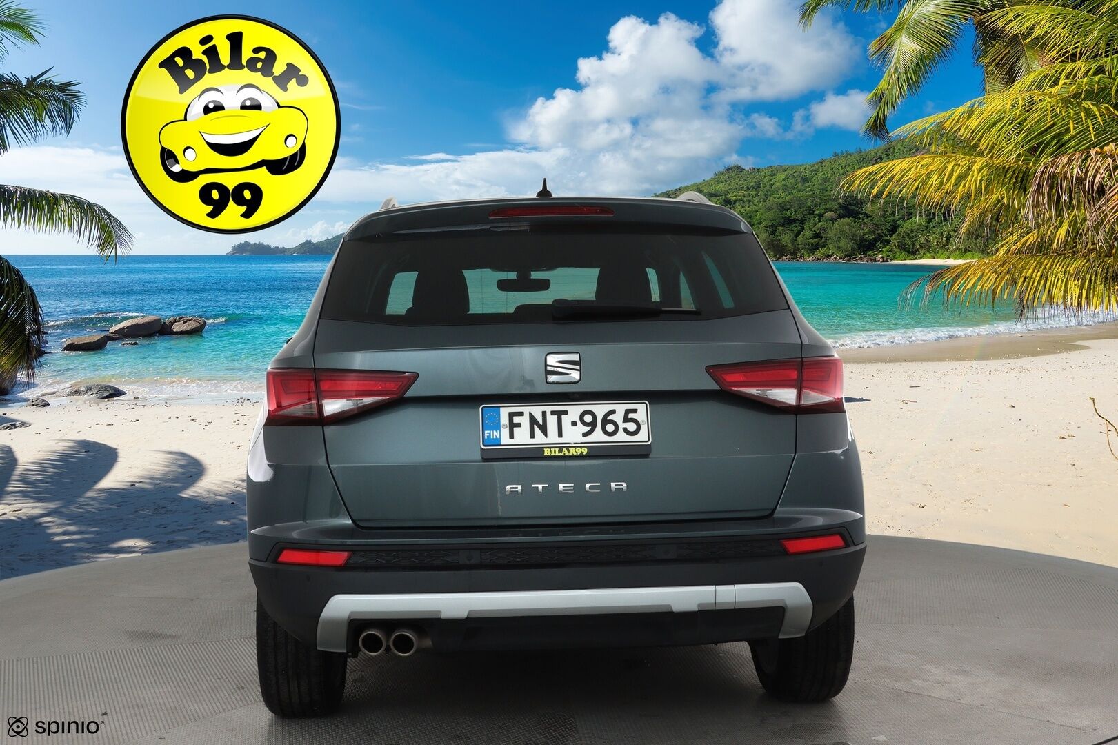 Seat Ateca 2019 1,5 TSI 150 EVO Xcellence DSG **Adapt.vakkari / P.kamera / LED / Koukku / Webasto / Navi / KeylessGo** - Suomi-auto / Kahdet renkaat aluvanteilla 