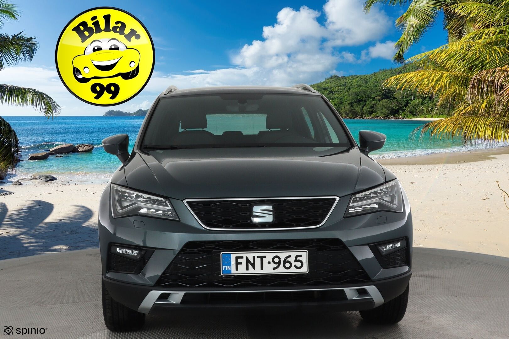 Seat Ateca 2019 1,5 TSI 150 EVO Xcellence DSG **Adapt.vakkari / P.kamera / LED / Koukku / Webasto / Navi / KeylessGo** - Suomi-auto / Kahdet renkaat aluvanteilla 