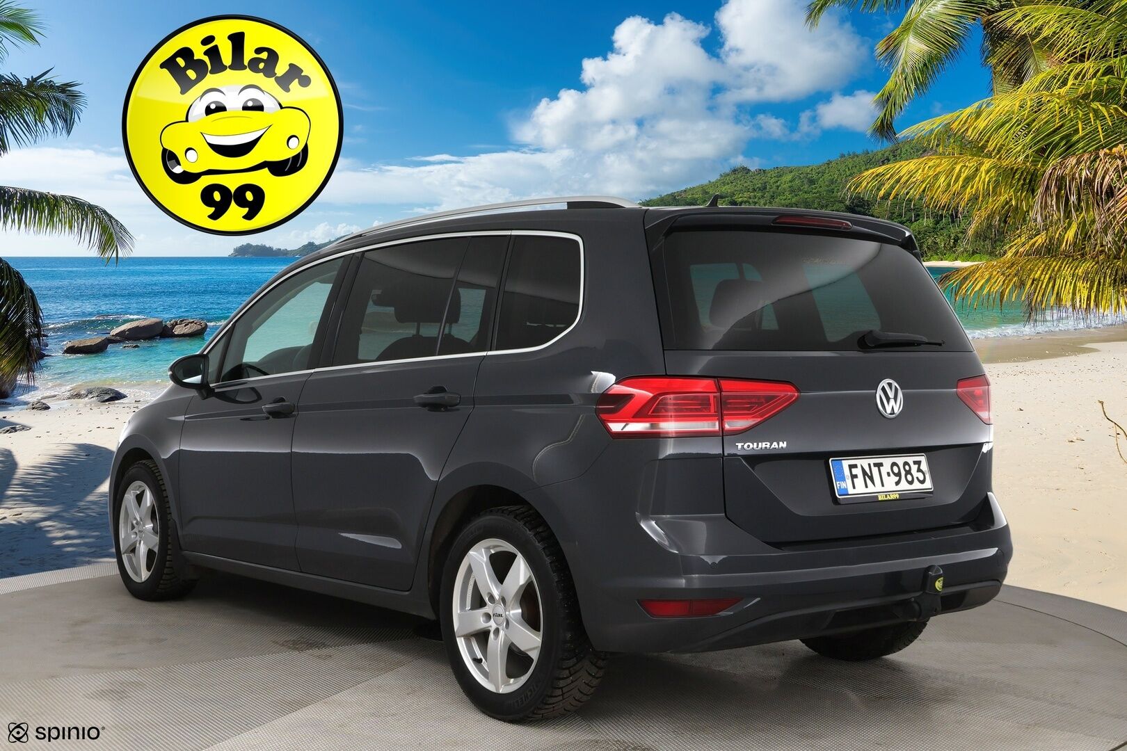 Volkswagen Touran 2019 Highline 1,6 TDI SCR 85 kW (115 hv) DSG-automaatti / ACC / LED / Lohkolämmitin / Tutkat / Koukku / 7P - Suomi-auto / Hihna vaihdettu 06/2025 