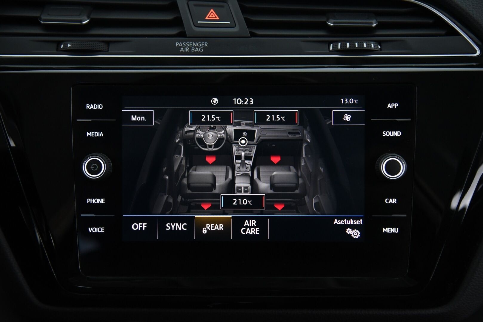 Volkswagen Touran 2019 Highline 1,6 TDI SCR 85 kW (115 hv) DSG-automaatti / ACC / LED / Lohkolämmitin / Tutkat / Koukku / 7P - Suomi-auto / Hihna vaihdettu 06/2025 