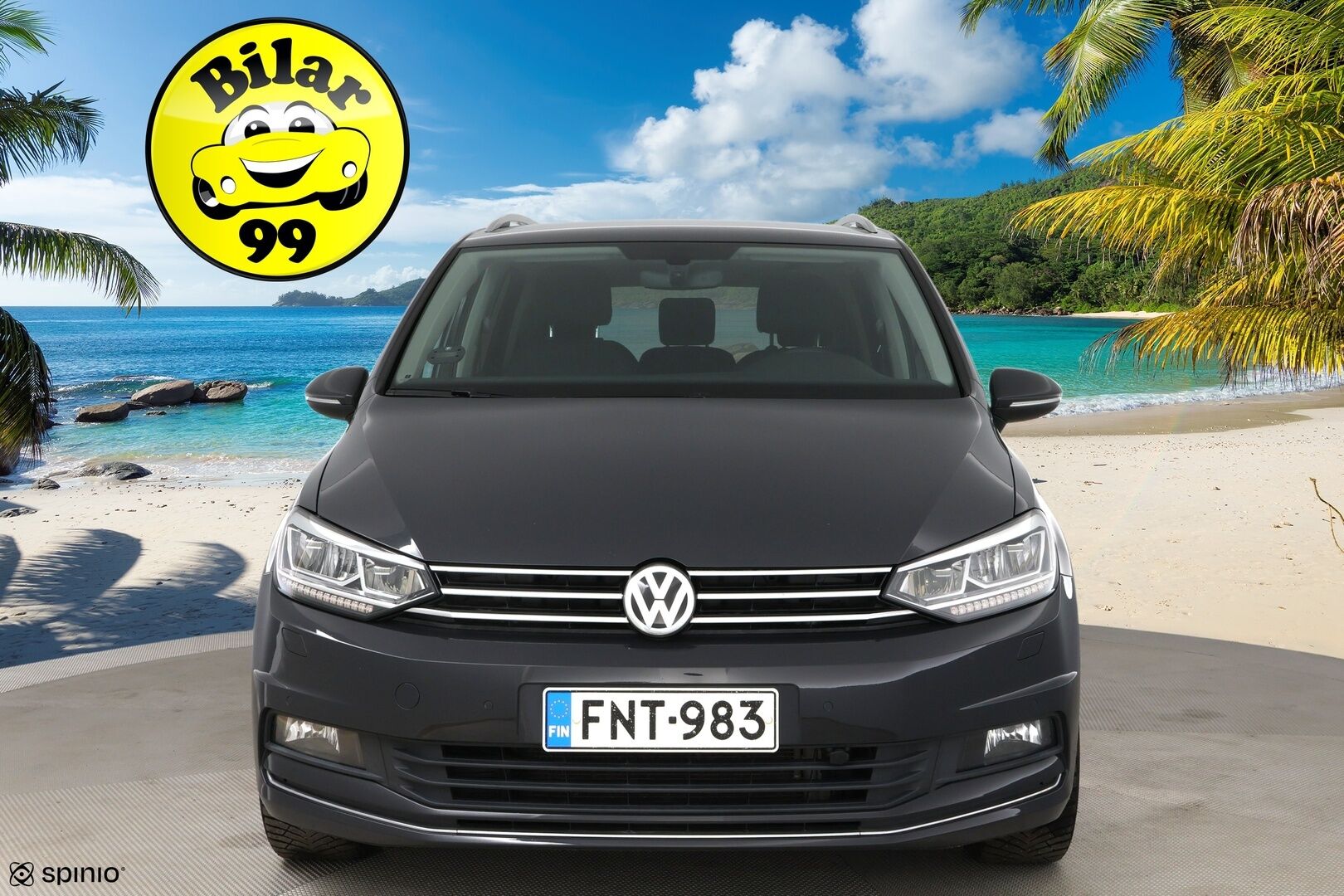 Volkswagen Touran 2019 Highline 1,6 TDI SCR 85 kW (115 hv) DSG-automaatti / ACC / LED / Lohkolämmitin / Tutkat / Koukku / 7P - Suomi-auto / Hihna vaihdettu 06/2025 