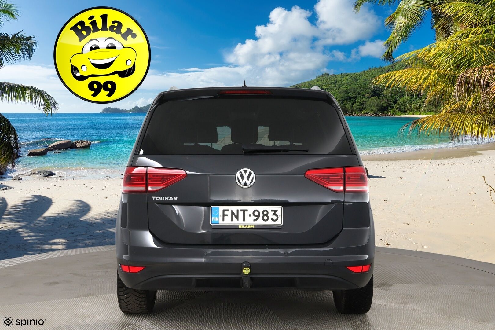 Volkswagen Touran 2019 Highline 1,6 TDI SCR 85 kW (115 hv) DSG-automaatti / ACC / LED / Lohkolämmitin / Tutkat / Koukku / 7P - Suomi-auto / Hihna vaihdettu 06/2025 