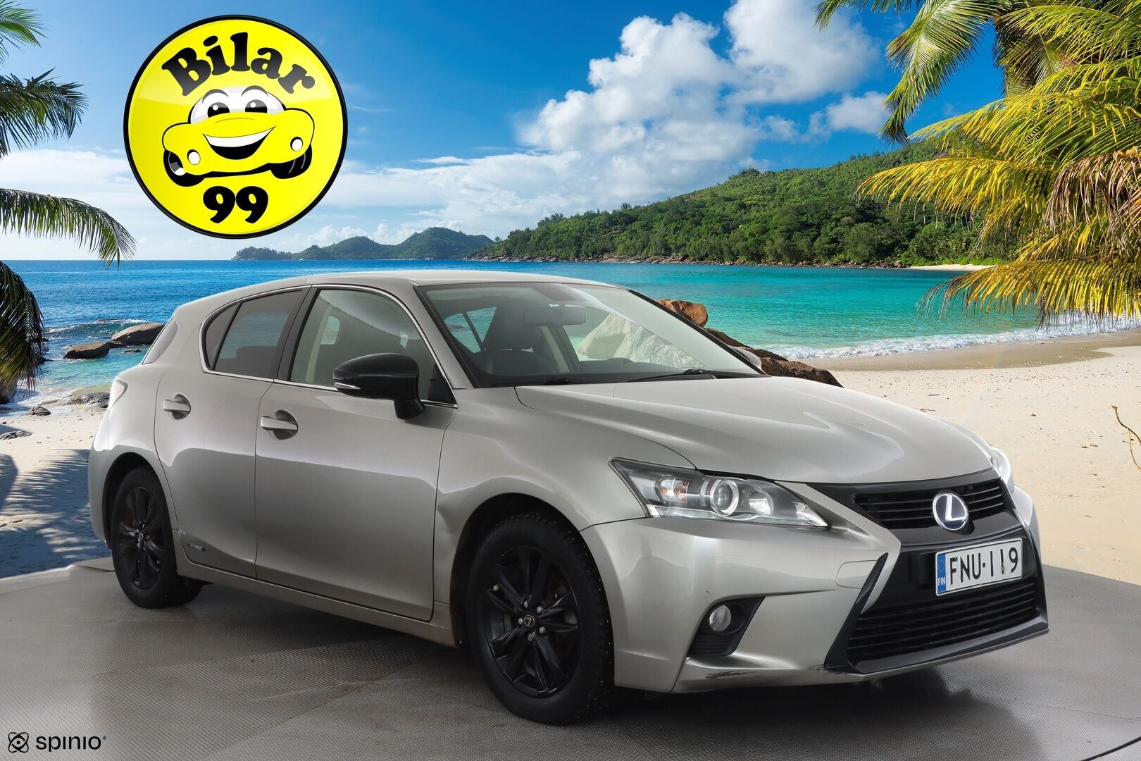 Lexus CT 2016 200h Hybrid A F Sport * Vakkari / P.kamera / Puolinahat / Navi / Auto.ilmastointi * - Kahdet renkaat aluvanteilla