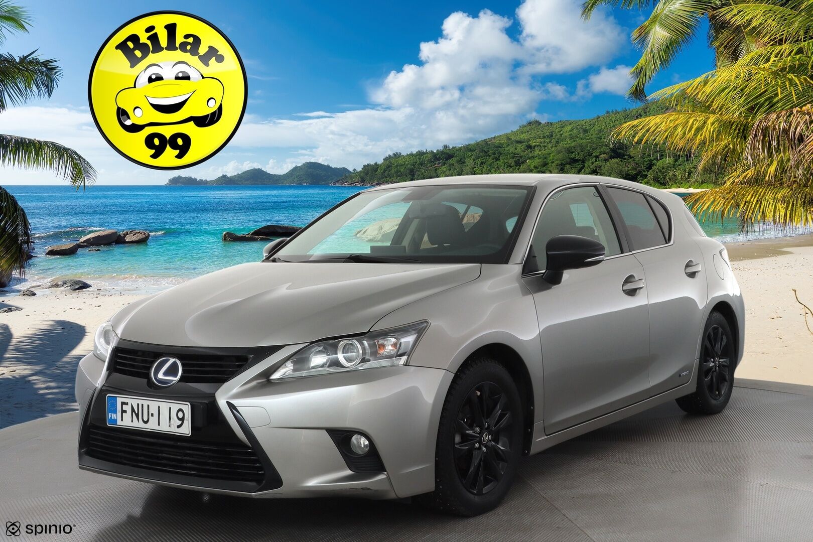 Lexus CT 2016 200h Hybrid A F Sport * Vakkari / P.kamera / Puolinahat / Navi / Auto.ilmastointi * - Kahdet renkaat aluvanteilla