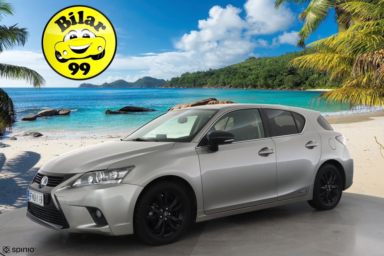 Lexus CT 2016 200h Hybrid A F Sport * Vakkari / P.kamera / Puolinahat / Navi / Auto.ilmastointi * - Kahdet renkaat aluvanteilla