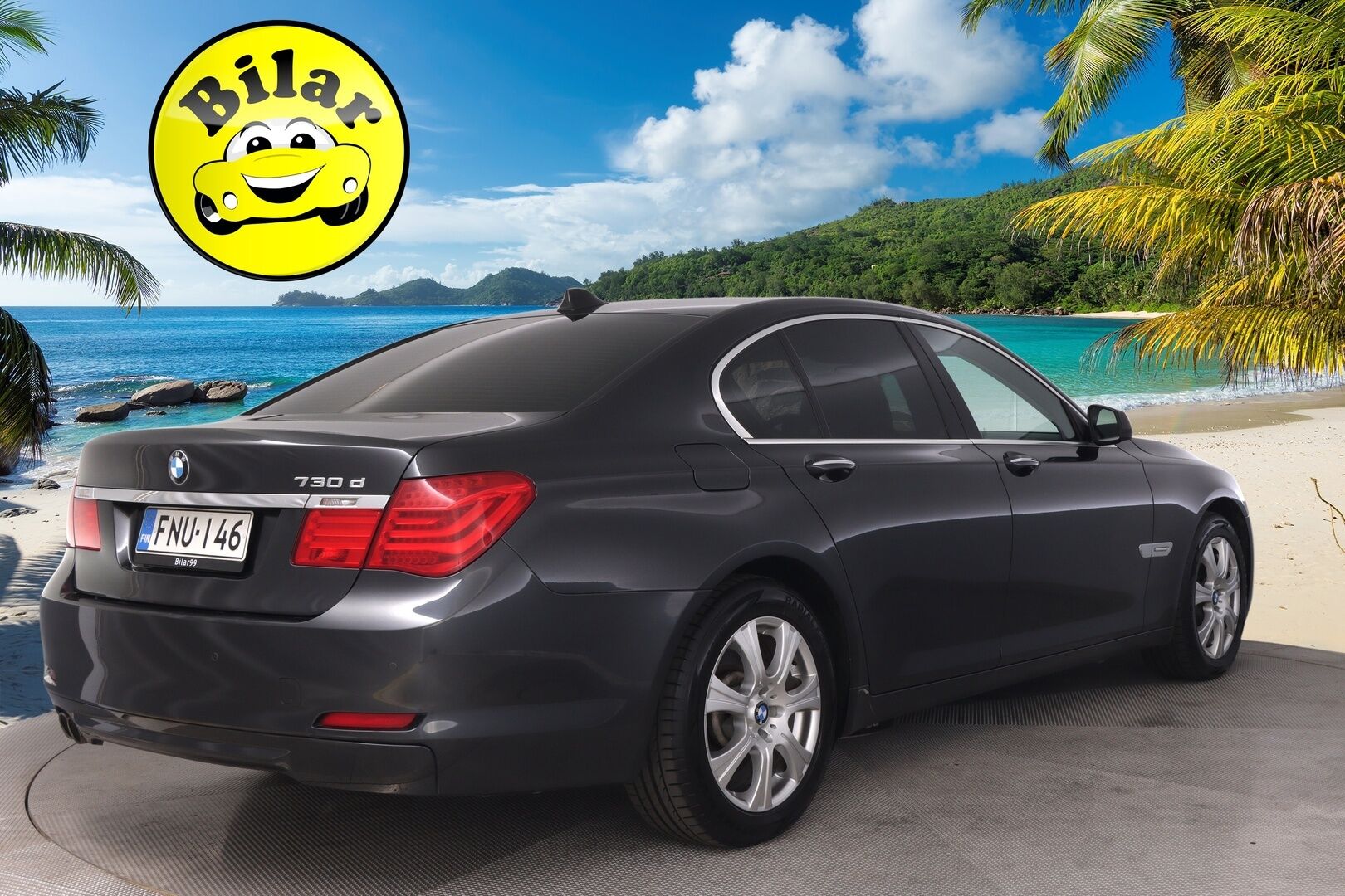 BMW 730 2009 A F01 Sedan - Hifit | Webasto | Kattoluukku | Proffa.Navi | Comfort penkit muistilla | 2x Renkaat&alumiinivanteet