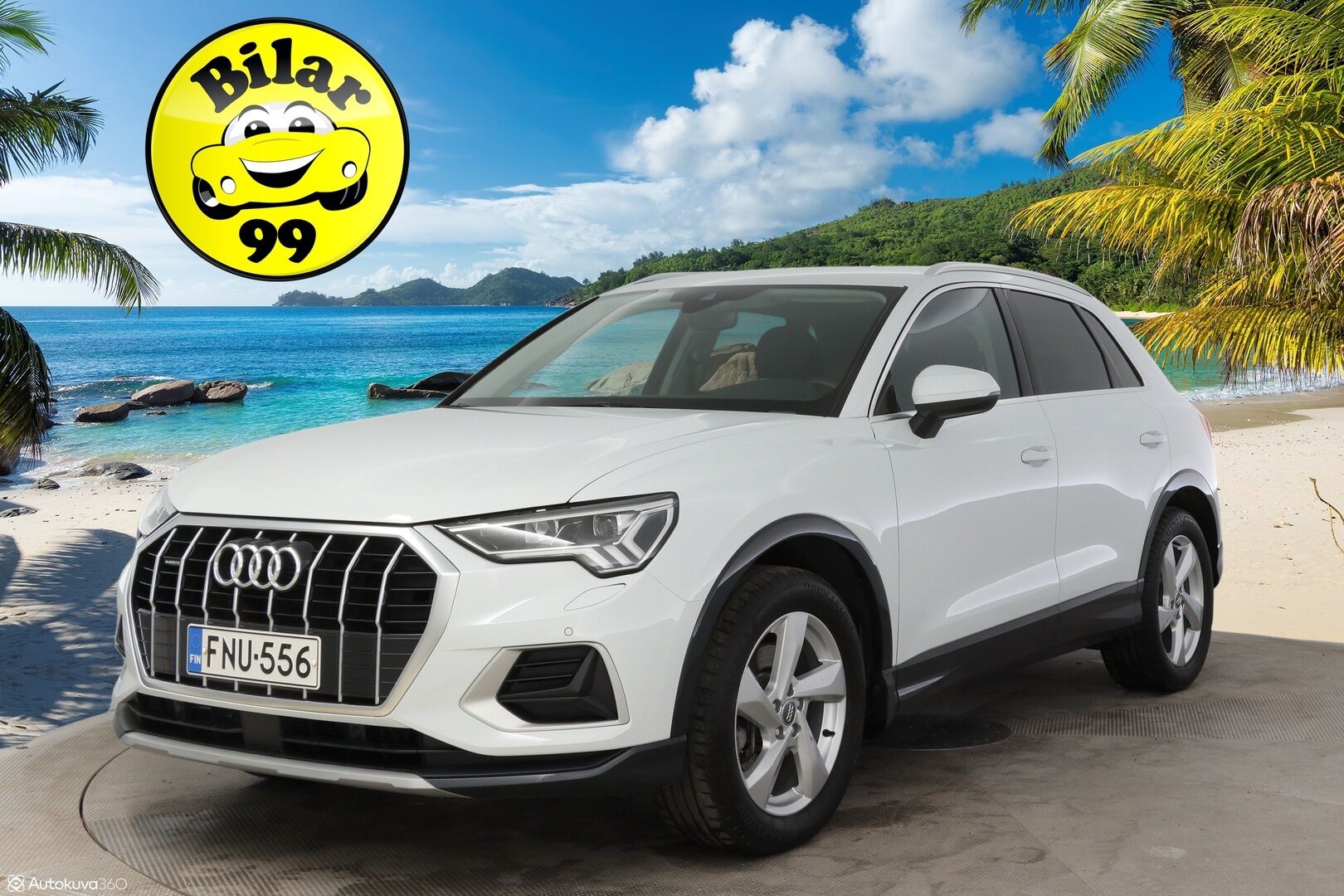 Audi Q3 2019 Launch Edition Business Advanced 40 TDI 140kW quattro S tronic / Adapt. Cruise / Webasto / Digimittaristo / AppleCarplay / Peruutuskamera - * Suomi.auto / Webasto / Parempi 40TDI / Peruutuskamera / Alle.taittuva koukku / Facelift *