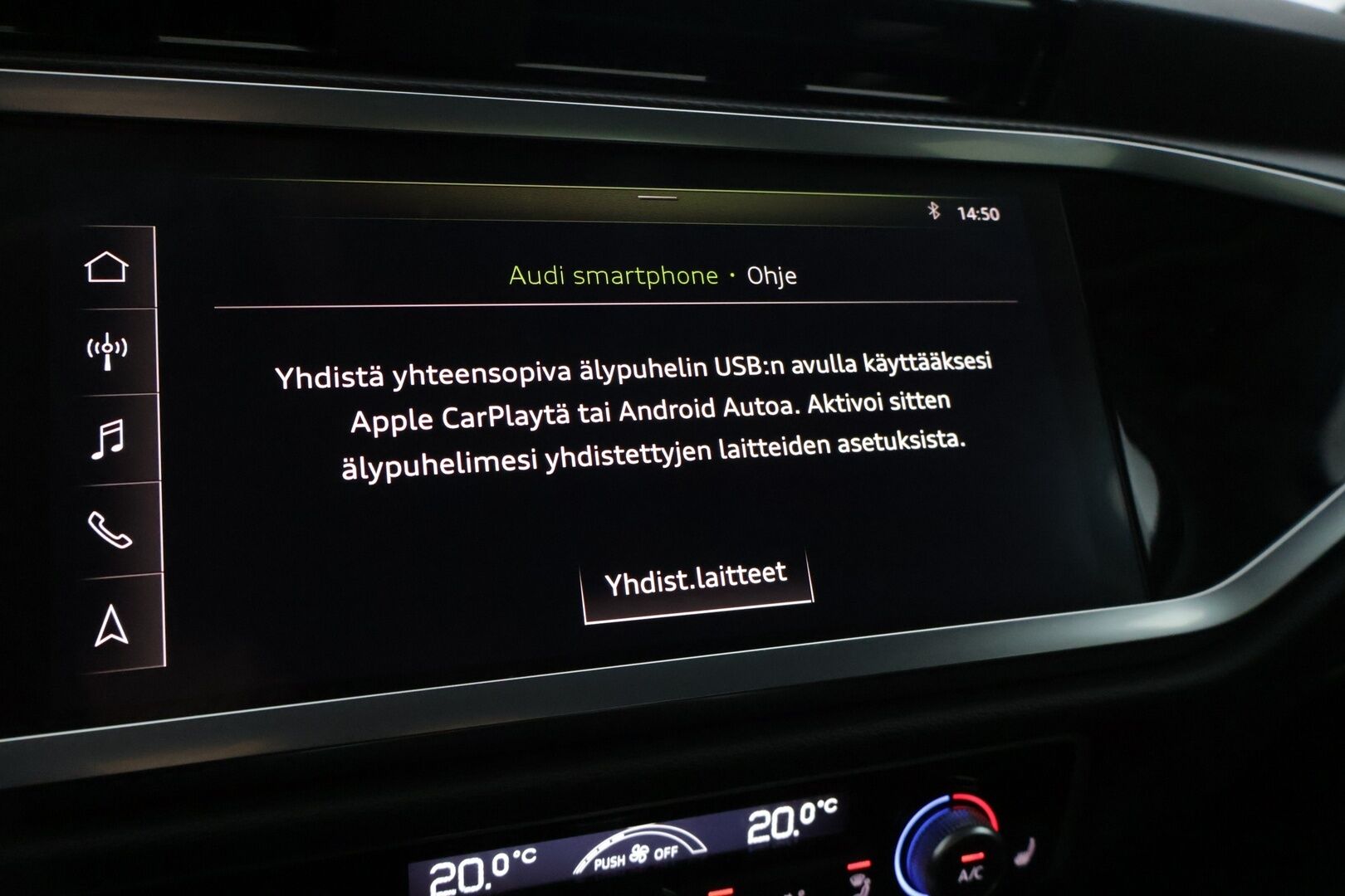 Audi Q3 2019 Launch Edition Business Advanced 40 TDI 140kW quattro S tronic / Adapt. Cruise / Webasto / Digimittaristo / AppleCarplay / Peruutuskamera - * Suomi.auto / Webasto / Parempi 40TDI / Peruutuskamera / Alle.taittuva koukku / Facelift *