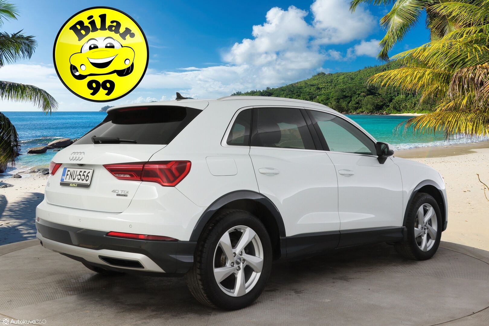 Audi Q3 2019 Launch Edition Business Advanced 40 TDI 140kW quattro S tronic / Adapt. Cruise / Webasto / Digimittaristo / AppleCarplay / Peruutuskamera - * Suomi.auto / Webasto / Parempi 40TDI / Peruutuskamera / Alle.taittuva koukku / Facelift *
