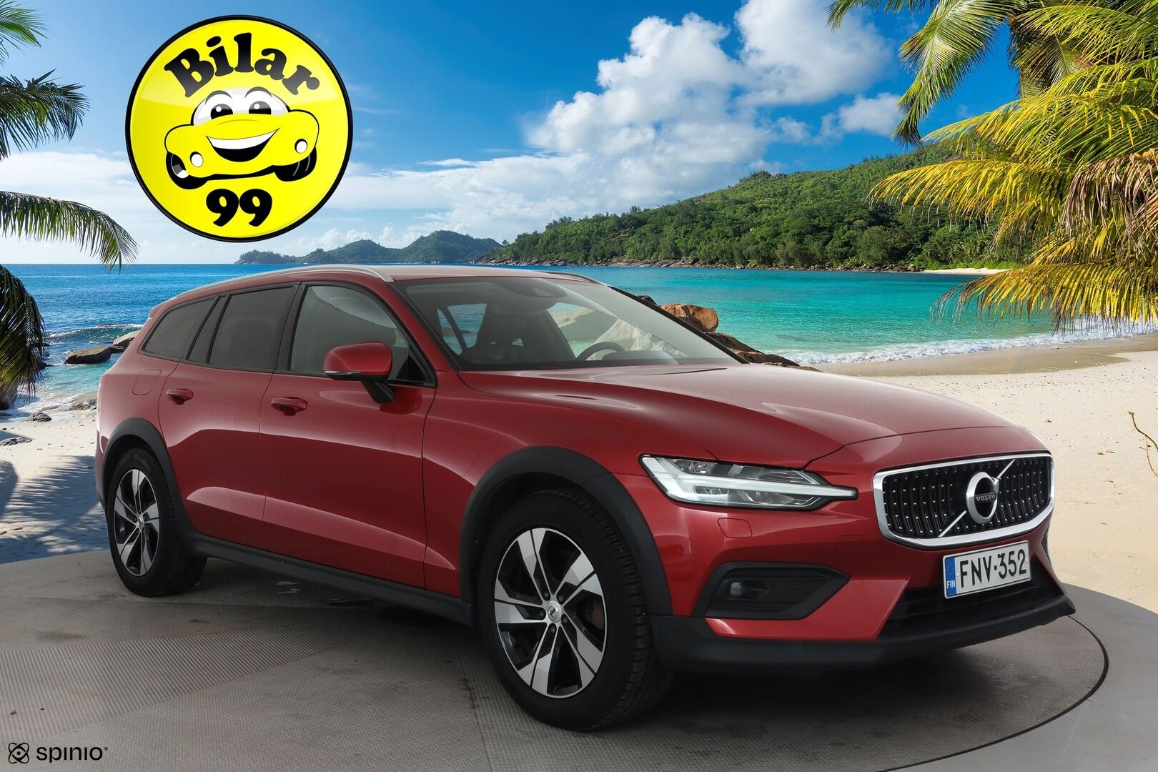 Volvo V60 Cross Country 2019 D4 AWD aut **Webasto / Adapt.Vakkari / Full-LED / P.kamera / Sporttipenkki Muistilla / Navi / Kaistavahti / Keyless** - Suomi-auto / Kahdet Renkaat