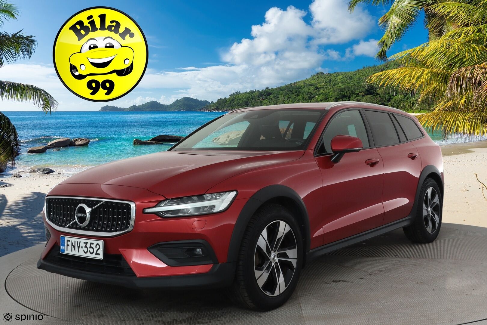 Volvo V60 Cross Country 2019 D4 AWD aut **Webasto / Adapt.Vakkari / Full-LED / P.kamera / Sporttipenkki Muistilla / Navi / Kaistavahti / Keyless** - Suomi-auto / Kahdet Renkaat