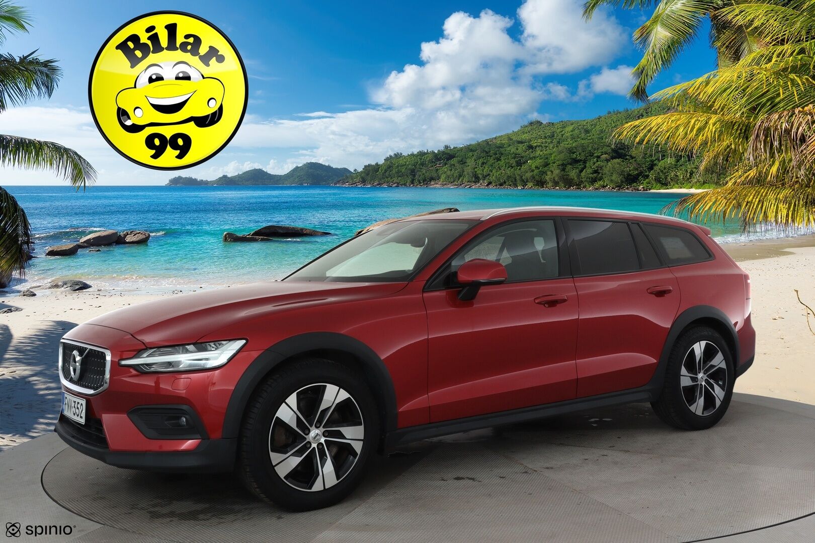 Volvo V60 Cross Country 2019 D4 AWD aut **Webasto / Adapt.Vakkari / Full-LED / P.kamera / Sporttipenkki Muistilla / Navi / Kaistavahti / Keyless** - Suomi-auto / Kahdet Renkaat