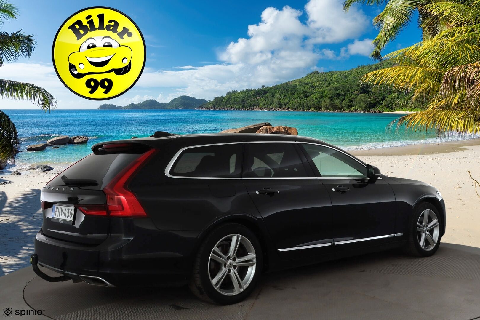 Volvo V90 2017 D5 AWD Inscription aut - | ACC | Webasto | Koukku | HUD | Ilmastoidut muistipenkit | Panorama | P. Kamera |