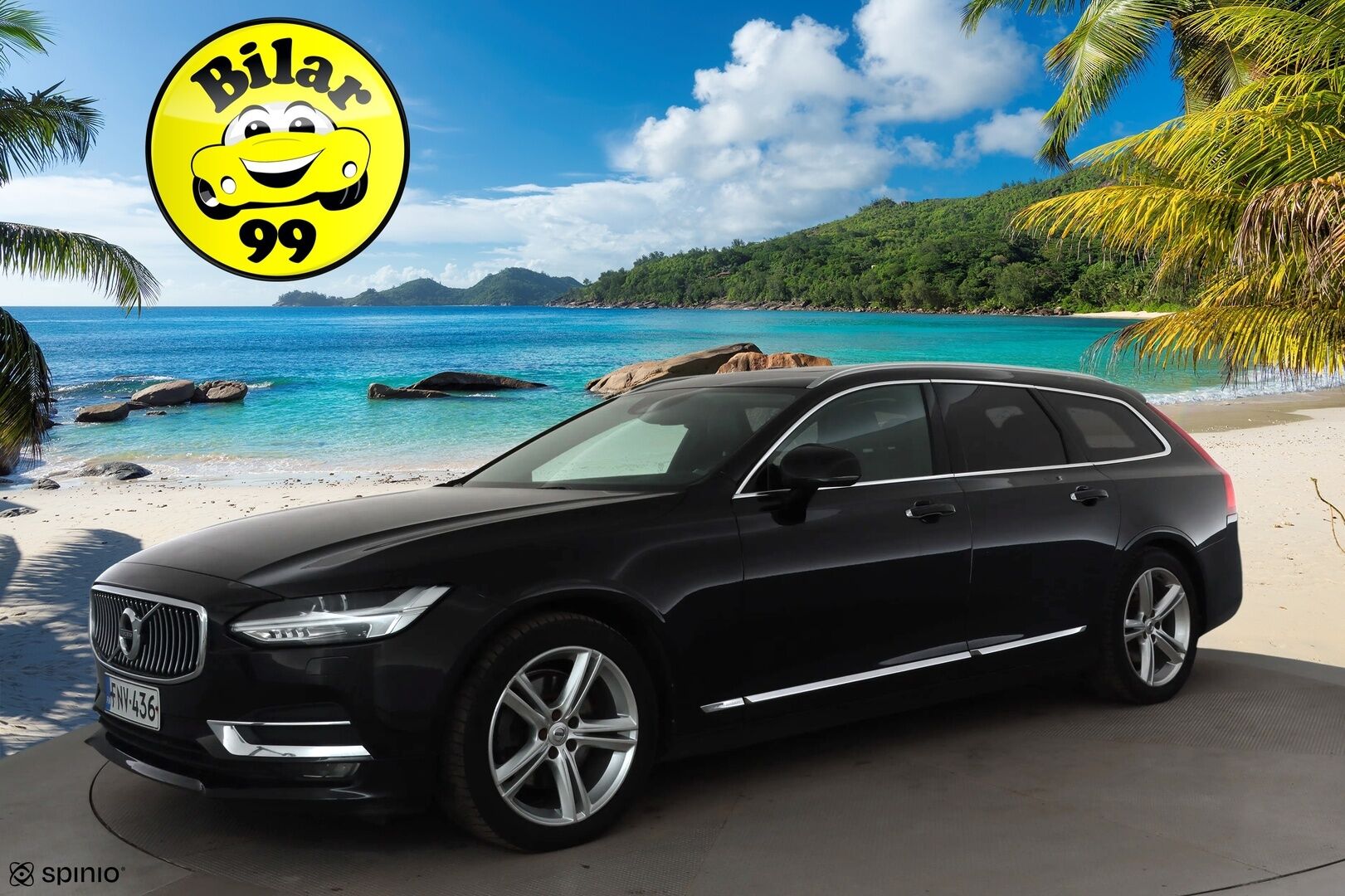 Volvo V90 2017 D5 AWD Inscription aut * ACC / Webasto / Koukku / HUD / Ilmastoidut muistipenkit / Panorama * - Kahdet Renkaat