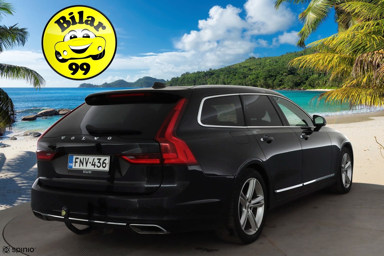 Volvo V90 2017 D5 AWD Inscription aut * ACC / Webasto / Koukku / HUD / Ilmastoidut muistipenkit / Panorama * - Kahdet Renkaat