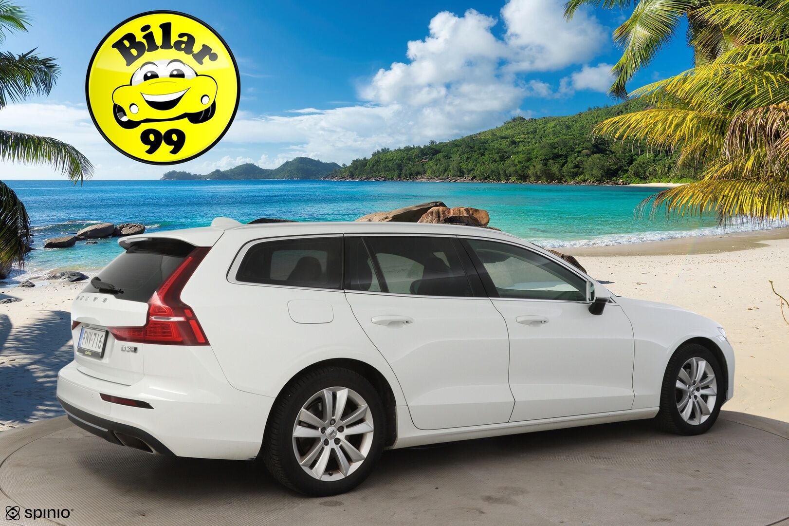 Volvo V60 2019 D3 AWD Business Inscription aut * Alvillinen / Adapt. Vakkari / Webasto / Nahkasisusta / Muistipenkki / * - Oikein siisti neliveto, ALV. INSCRIPTION, merkkihuollettu yksilö. Jakopää tehty viime huollossa 5/25!