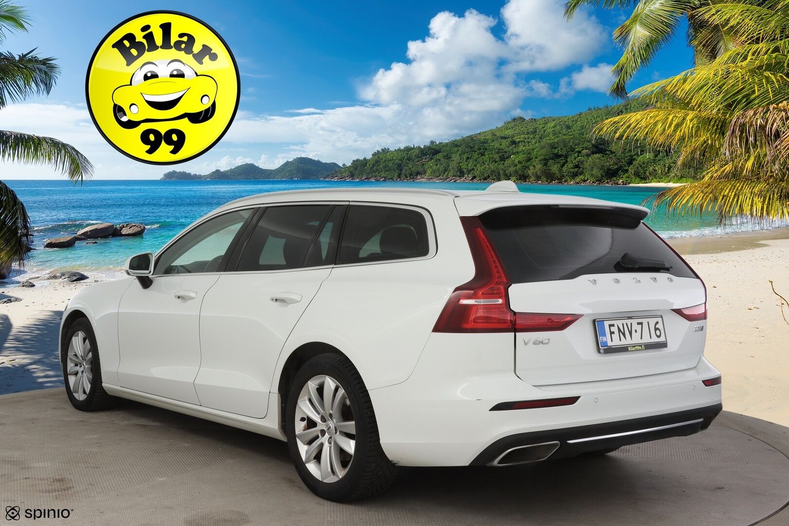 Volvo V60 2019 D3 AWD Business Inscription aut * Alvillinen / Adapt. Vakkari / Webasto / Nahkasisusta / Muistipenkki / * - Oikein siisti neliveto, ALV. INSCRIPTION, merkkihuollettu yksilö. Jakopää tehty viime huollossa 5/25!