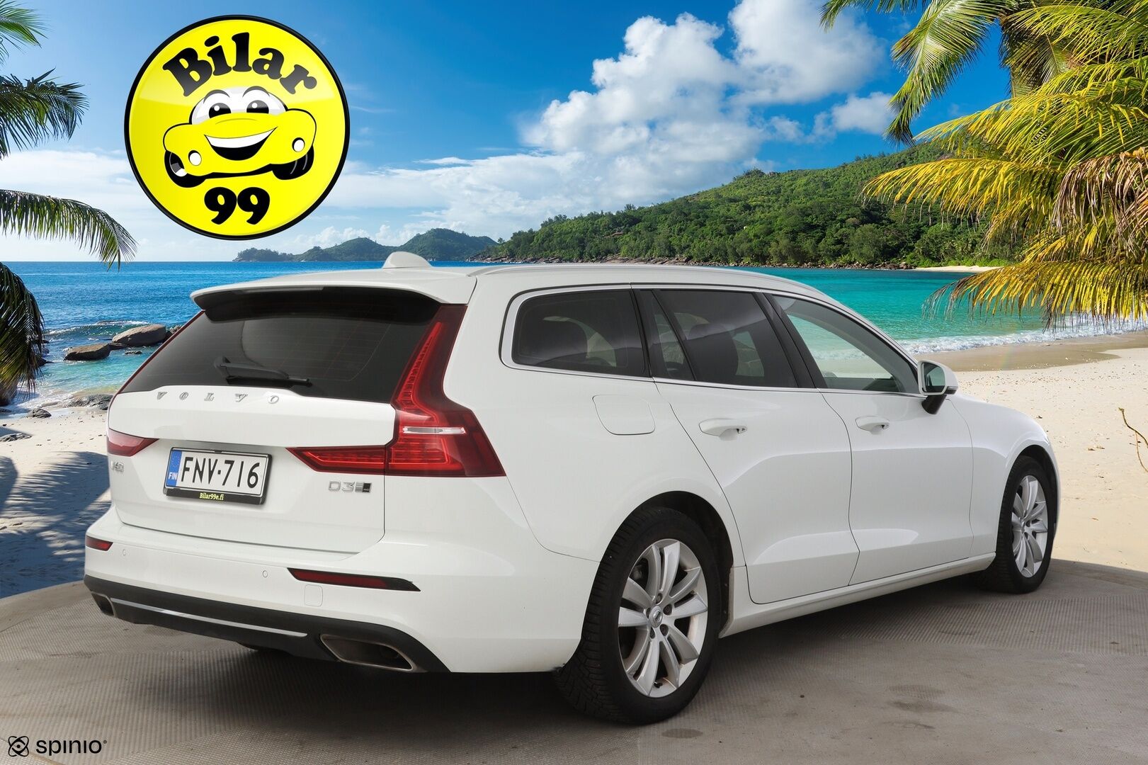 Volvo V60 2019 D3 AWD Business Inscription aut * Alvillinen / Adapt. Vakkari / Webasto / Nahkasisusta / Muistipenkki / * - Oikein siisti neliveto, ALV. INSCRIPTION, merkkihuollettu yksilö. Jakopää tehty viime huollossa 5/25!