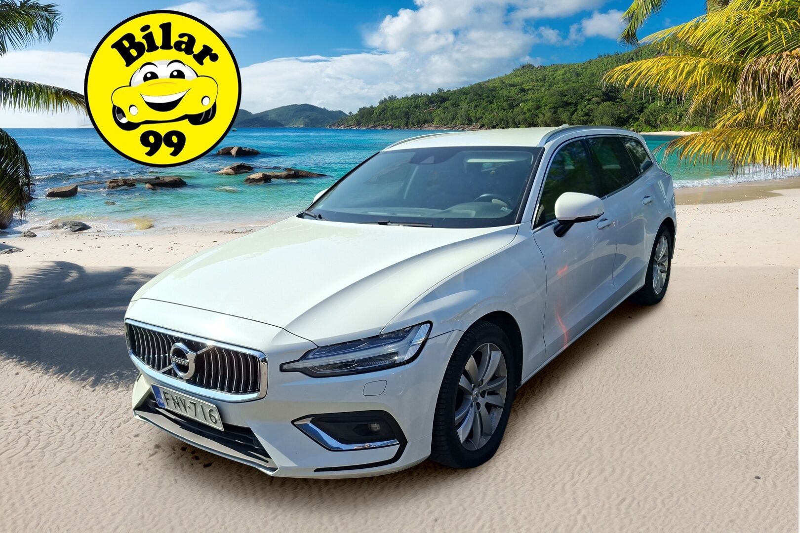 Volvo V60 2019 D3 AWD Business Inscription aut * ACC / Pilot Assist / Lisälämmitin ajastimella / Nahkasisusta / Muistipenkki * -  Oikein siisti Alvillinen INSCRIPTION, merkkihuollettu yksilö. Jakopää tehty viime huollossa 5/25!