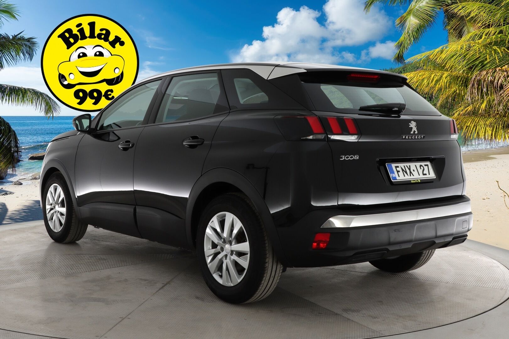 Peugeot 3008 2019 Active PureTech 130 EAT8 *Suomi-auto / LED-valot / Juuri huollettu*