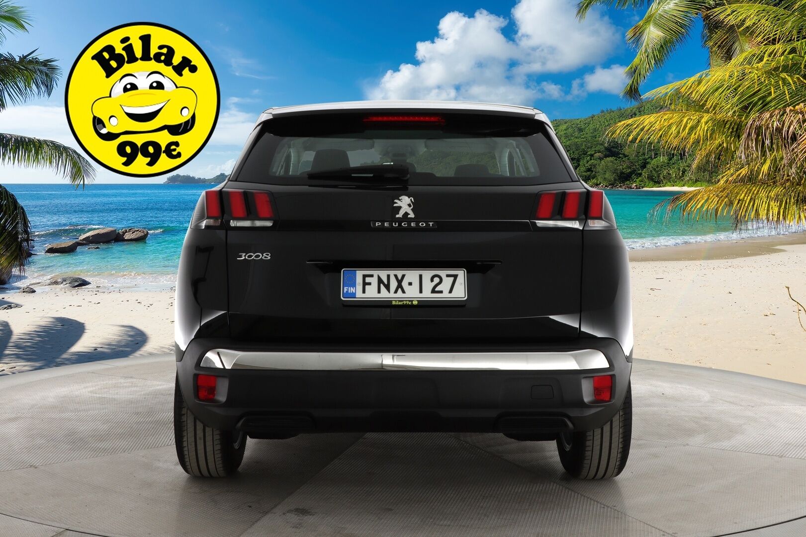 Peugeot 3008 2019 Active PureTech 130 EAT8 *Suomi-auto / LED-valot / Juuri huollettu*