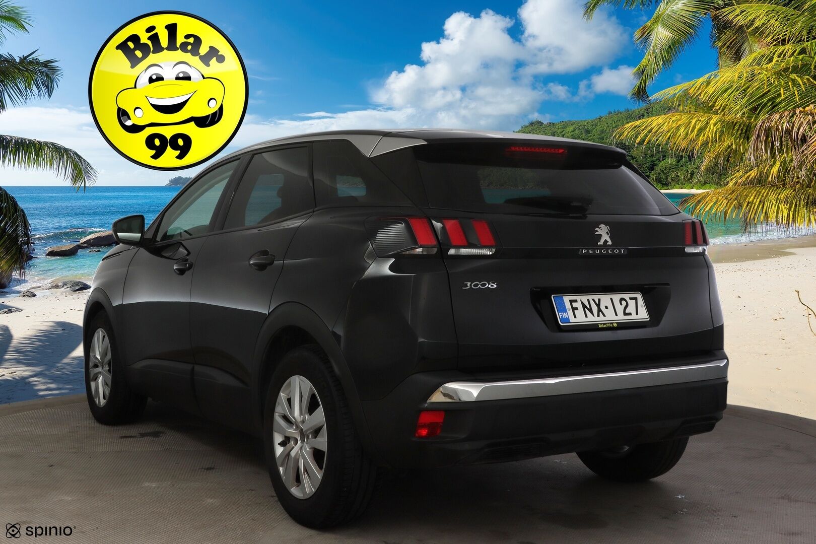 Peugeot 3008 2019 Active PureTech 130 EAT8 *Suomi-auto / LED-valot / Juuri huollettu*