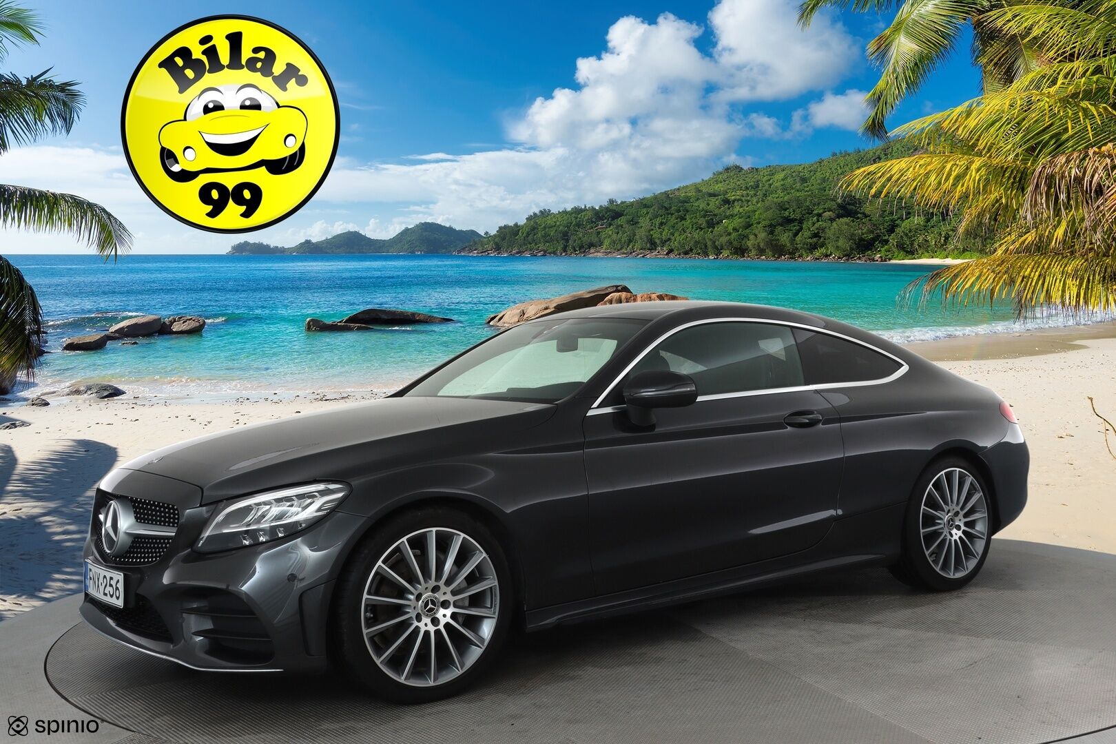 Mercedes-Benz C 2018 C 200 Coupé AMG EQ Boost **Vakkari / P.kamera / Navi / Facelift / Sporttipenkit / Burmester** - Nahka-Alcantara / Digimittaristo 