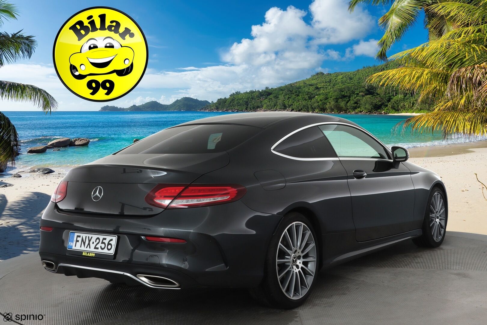 Mercedes-Benz C 2018 C 200 Coupé AMG EQ Boost **Vakkari / P.kamera / Navi / Facelift / Sporttipenkit / Burmester** - Nahka-Alcantara / Digimittaristo 