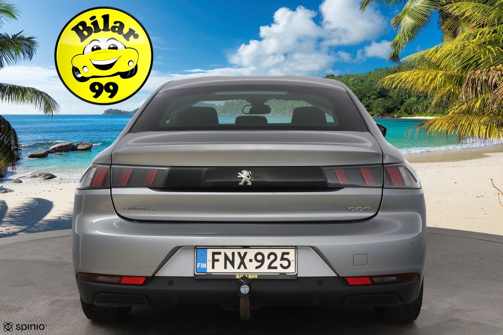 Peugeot 508 2019 Active BlueHDi 130 EAT8-automaatti * Suomiauto / Vetokoukku / Vakkari / Jakopää tehty / Huippusiisti! - Facelift / Metalliväri / Peruutustutka!