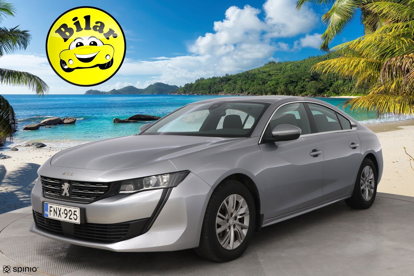 Peugeot 508 2019 Active BlueHDi 130 EAT8-automaatti - | Suomiauto | Vetokoukku | Lohkolämmitin | Vakkari | Jakopää tehty | Facelift | Metalliväri | Katso hinta!