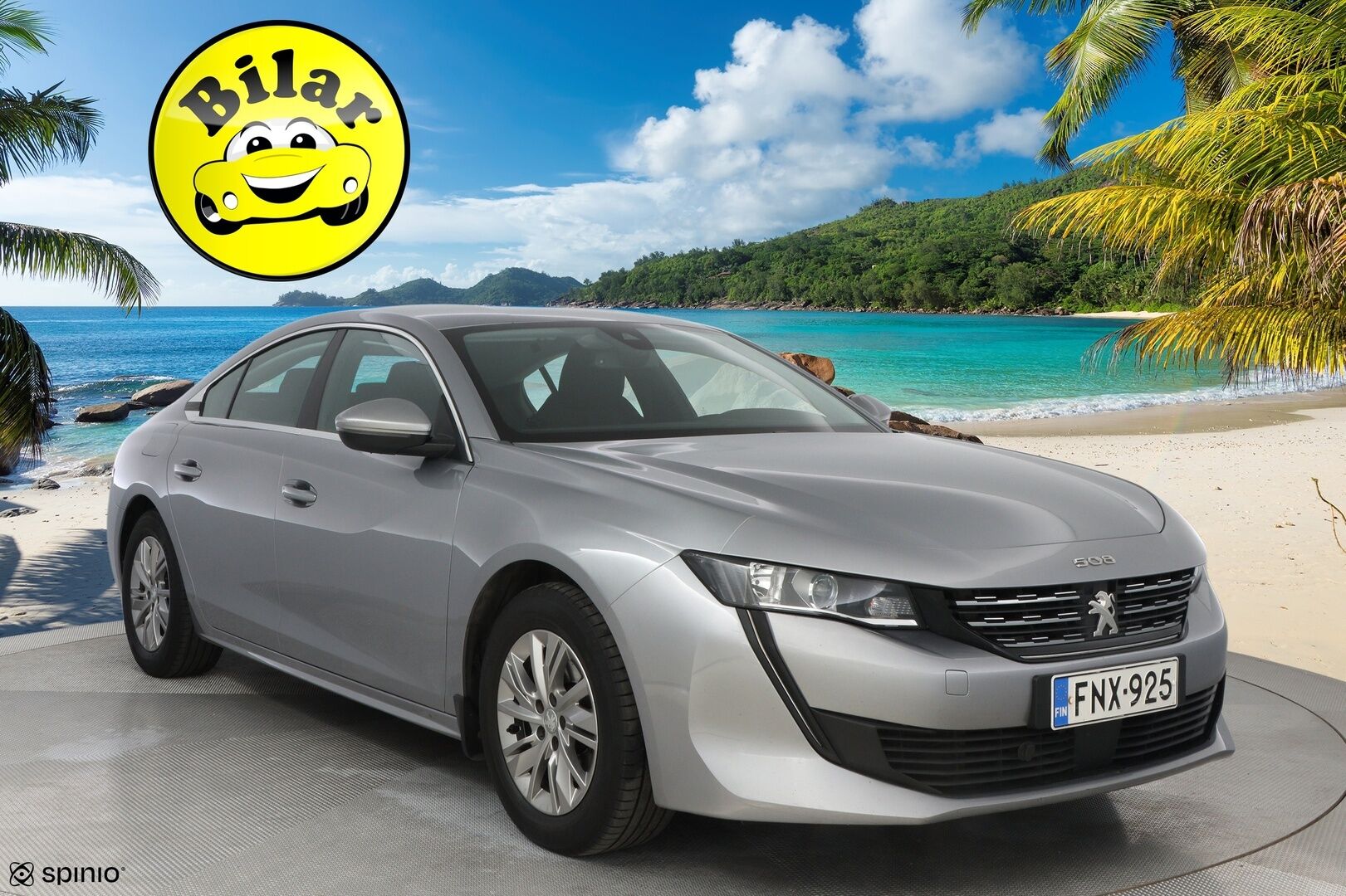 Peugeot 508 2019 Active BlueHDi 130 EAT8-automaatti - | Suomiauto | Vetokoukku | Lohkolämmitin | Vakkari | Jakopää tehty | Facelift | Metalliväri | Katso hinta!