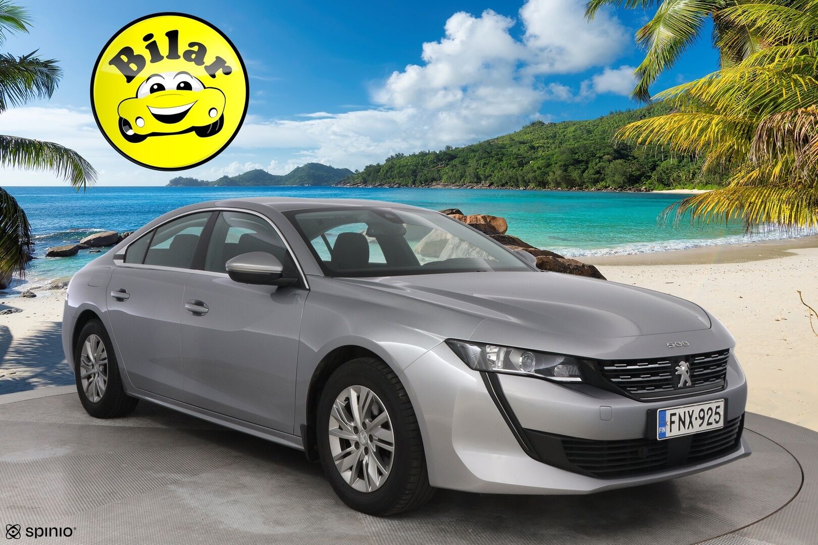 Peugeot 508 2019 Active BlueHDi 130 EAT8-automaatti - | Suomiauto | Vetokoukku | Lohkolämmitin | Vakkari | Jakopää tehty | Facelift | Metalliväri | Katso hinta!