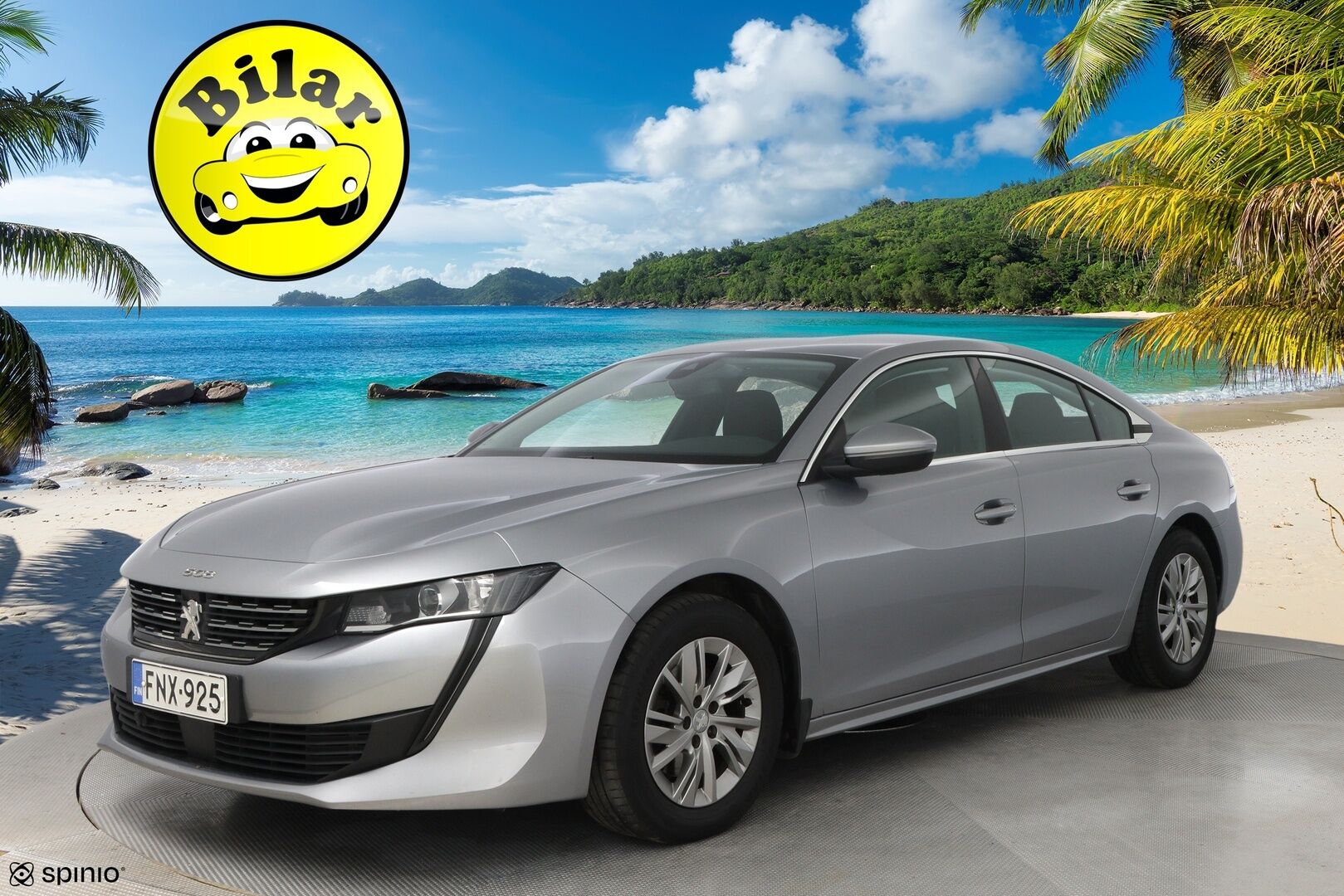 Peugeot 508 2019 Active BlueHDi 130 EAT8-automaatti - | Suomiauto | Vetokoukku | Lohkolämmitin | Vakkari | Jakopää tehty | Facelift | Metalliväri | Katso hinta!