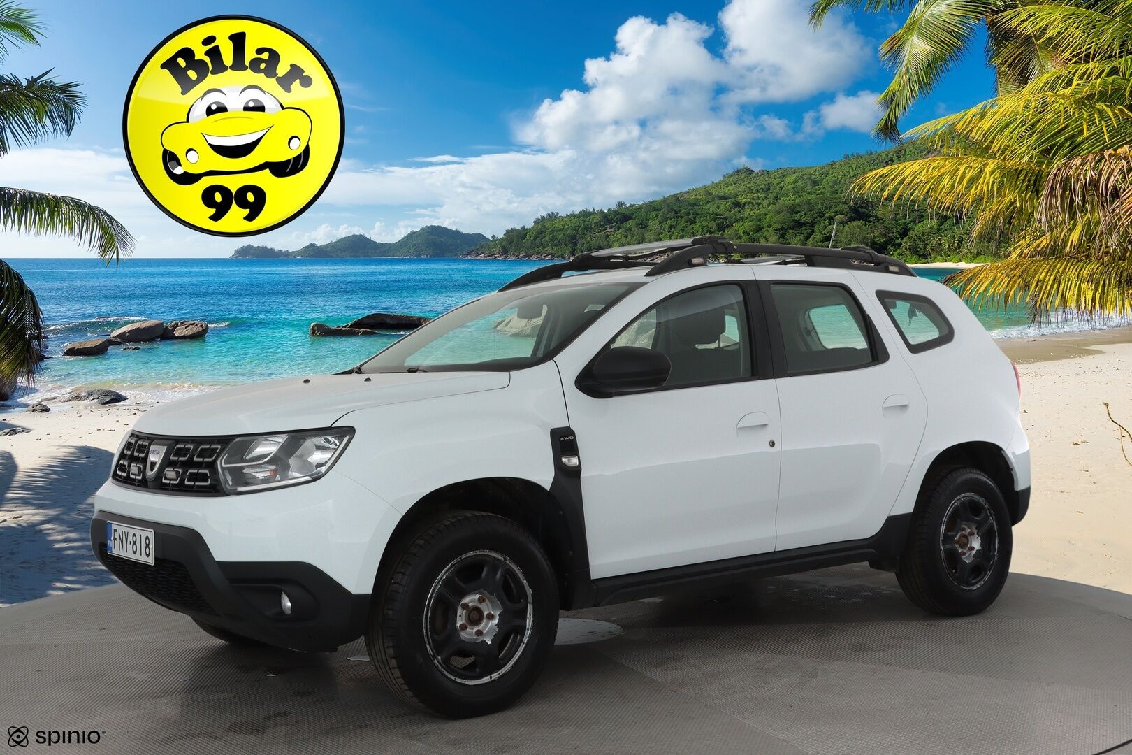 Dacia Duster 2019 Blue dCi 115 4x4 Comfort **Webasto / Vakkari / Koukku / Ilmastointi / Radio** - 1.Om Suomi-auto / Juuri huollettu&katsastettu / Penkinlämmittimet 