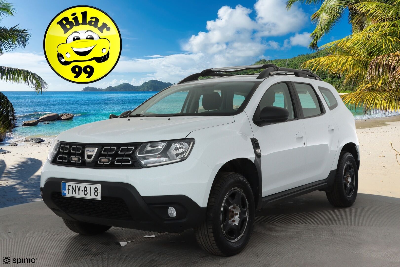 Dacia Duster 2019 Blue dCi 115 4x4 Comfort **Webasto / Vakkari / Koukku / Ilmastointi / Radio** - 1.Om Suomi-auto / Juuri huollettu&katsastettu / Penkinlämmittimet 