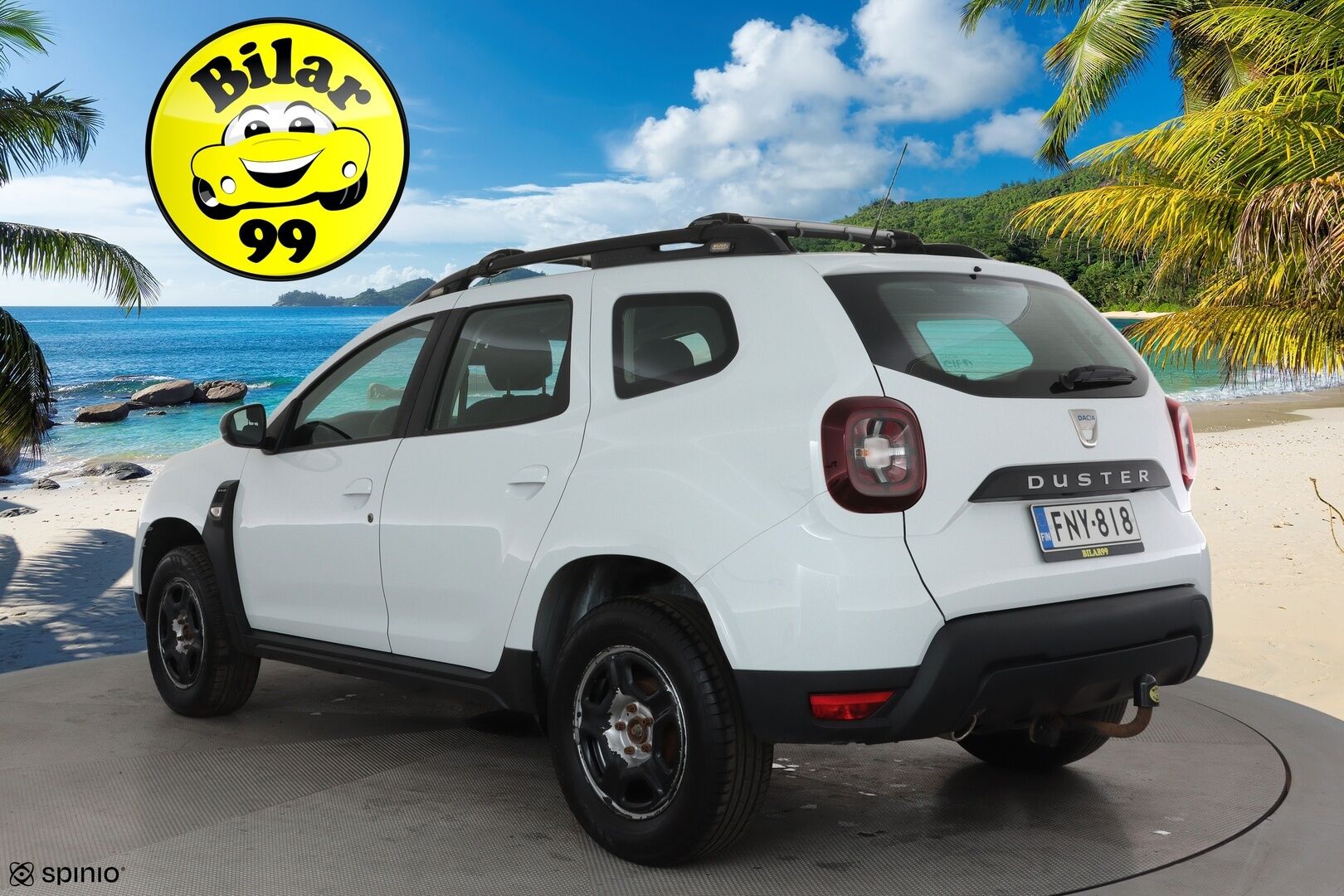 Dacia Duster 2019 Blue dCi 115 4x4 Comfort **Webasto / Vakkari / Koukku / Ilmastointi / Radio** - 1.Om Suomi-auto / Juuri huollettu&katsastettu / Penkinlämmittimet 