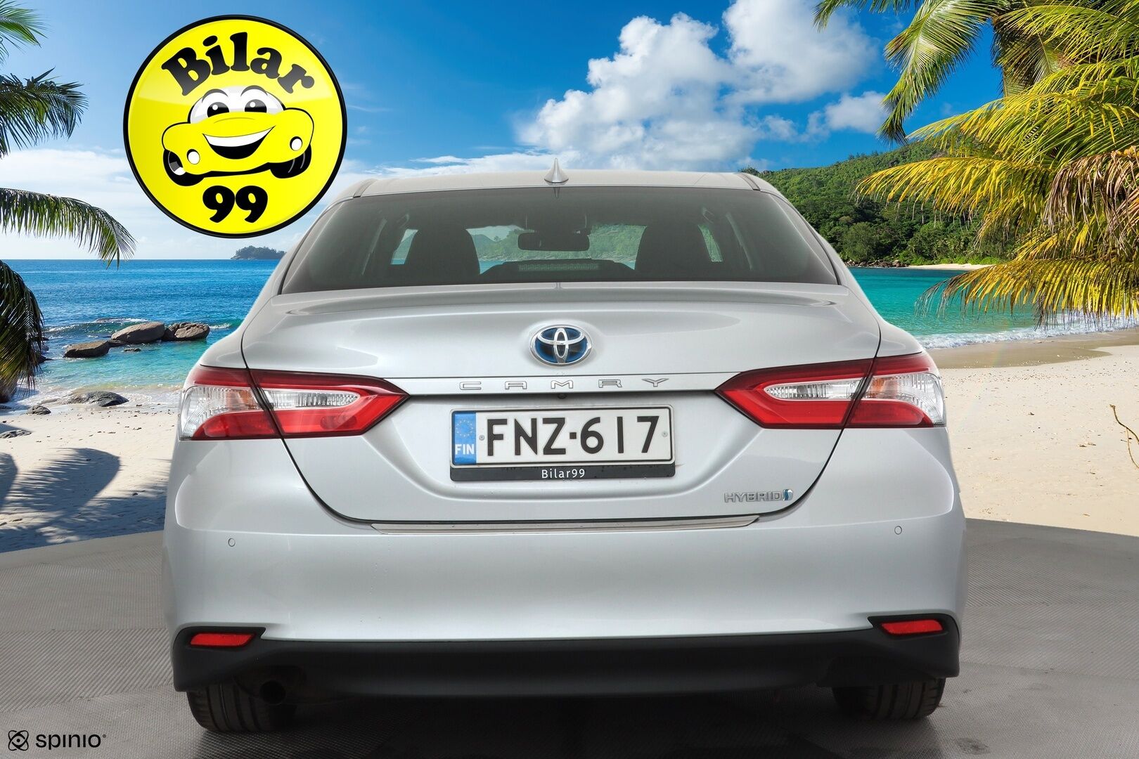 Toyota Camry 2019 2,5 Hybrid Active * ACC / Kaistavahti / Lohko+Sisä / Navi / LED / P.Kamera / Keyless / Sähköpenkit / Nahat * - Suomi-auto / Kahdet renkaat aluvanteilla / Juuri katsastettu - HULLUT AVAJAISHULINAT KORKOTARJOUS 3,29 %