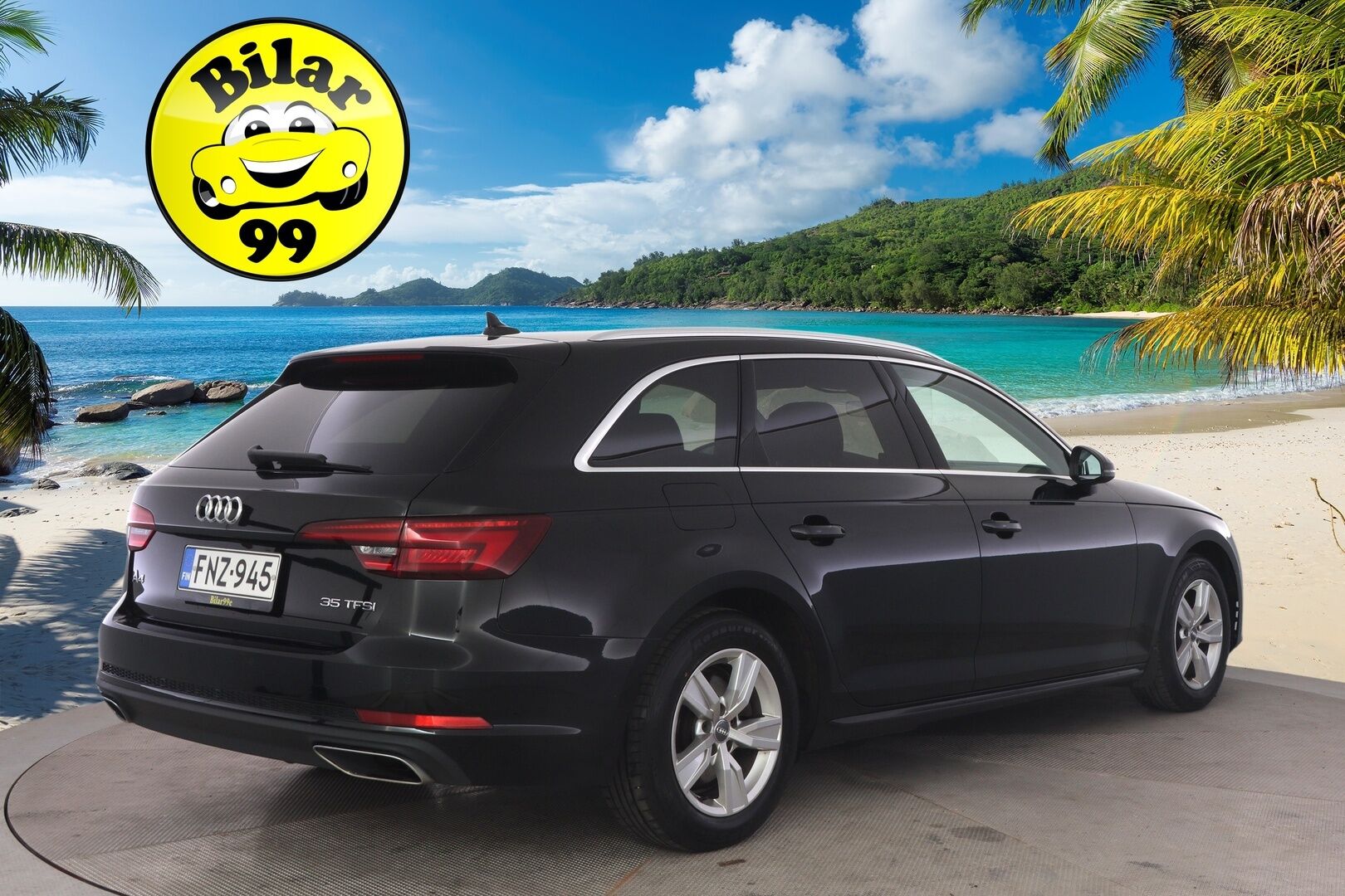 Audi A4 2019 Avant Business Comfort Edition 35 TFSI 110 kW MHEV S tronic *Webasto / Tehdaskoukku / LED / CarPlay & Android Auto / Sähkökontti* - Suomi-auto / 2x renkaat alkuperäisillä vanteilla