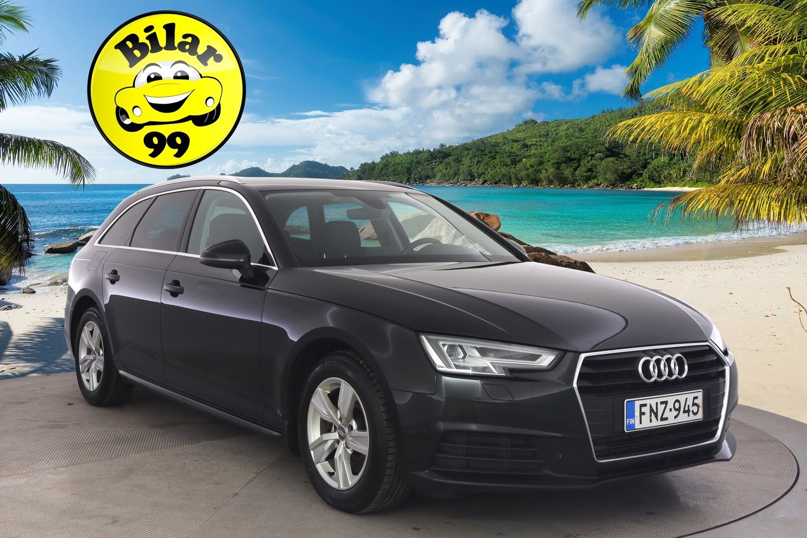 Audi A4 2019 Avant Business Comfort Edition 35 TFSI 110 kW MHEV S tronic *Webasto / Tehdaskoukku / LED / CarPlay & Android Auto / Sähkökontti* - Suomi-auto / 2x renkaat alkuperäisillä vanteilla