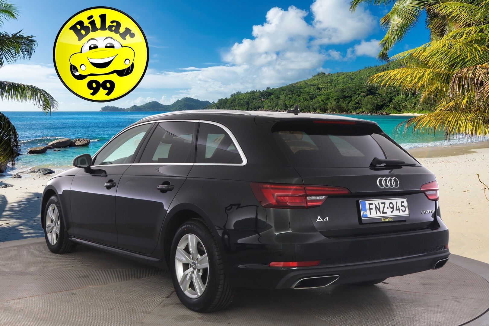 Audi A4 2019 Avant Business Comfort Edition 35 TFSI 110 kW MHEV S tronic *Webasto / Tehdaskoukku / LED / CarPlay & Android Auto / Sähkökontti* - Suomi-auto / 2x renkaat alkuperäisillä vanteilla