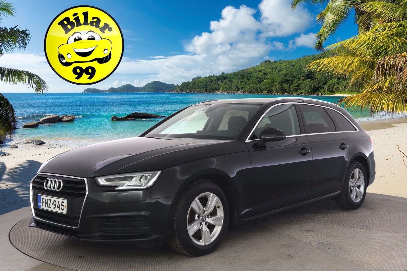Audi A4 2019 Avant Business Comfort Edition 35 TFSI 110 kW MHEV S tronic *Webasto / Tehdaskoukku / LED / CarPlay & Android Auto / Sähkökontti* - Suomi-auto / 2x renkaat alkuperäisillä vanteilla