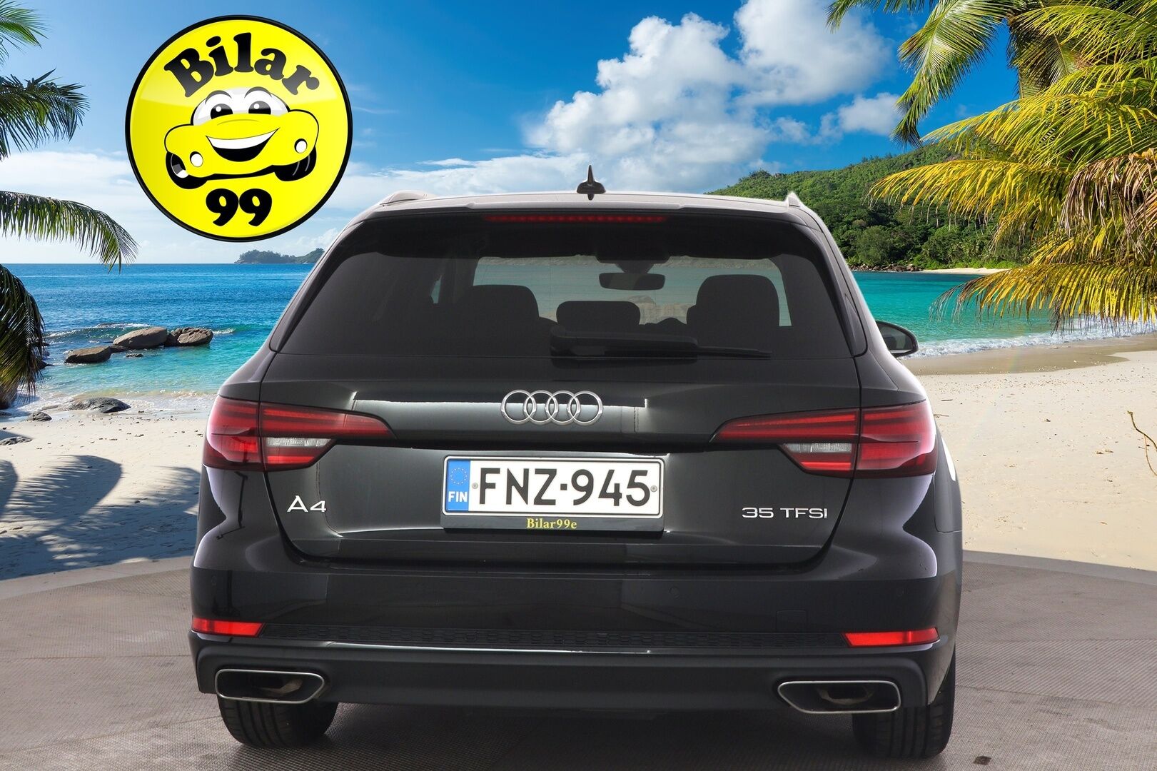 Audi A4 2019 Avant Business Comfort Edition 35 TFSI 110 kW MHEV S tronic *Webasto / Tehdaskoukku / LED / CarPlay & Android Auto / Sähkökontti* - Suomi-auto / 2x renkaat alkuperäisillä vanteilla