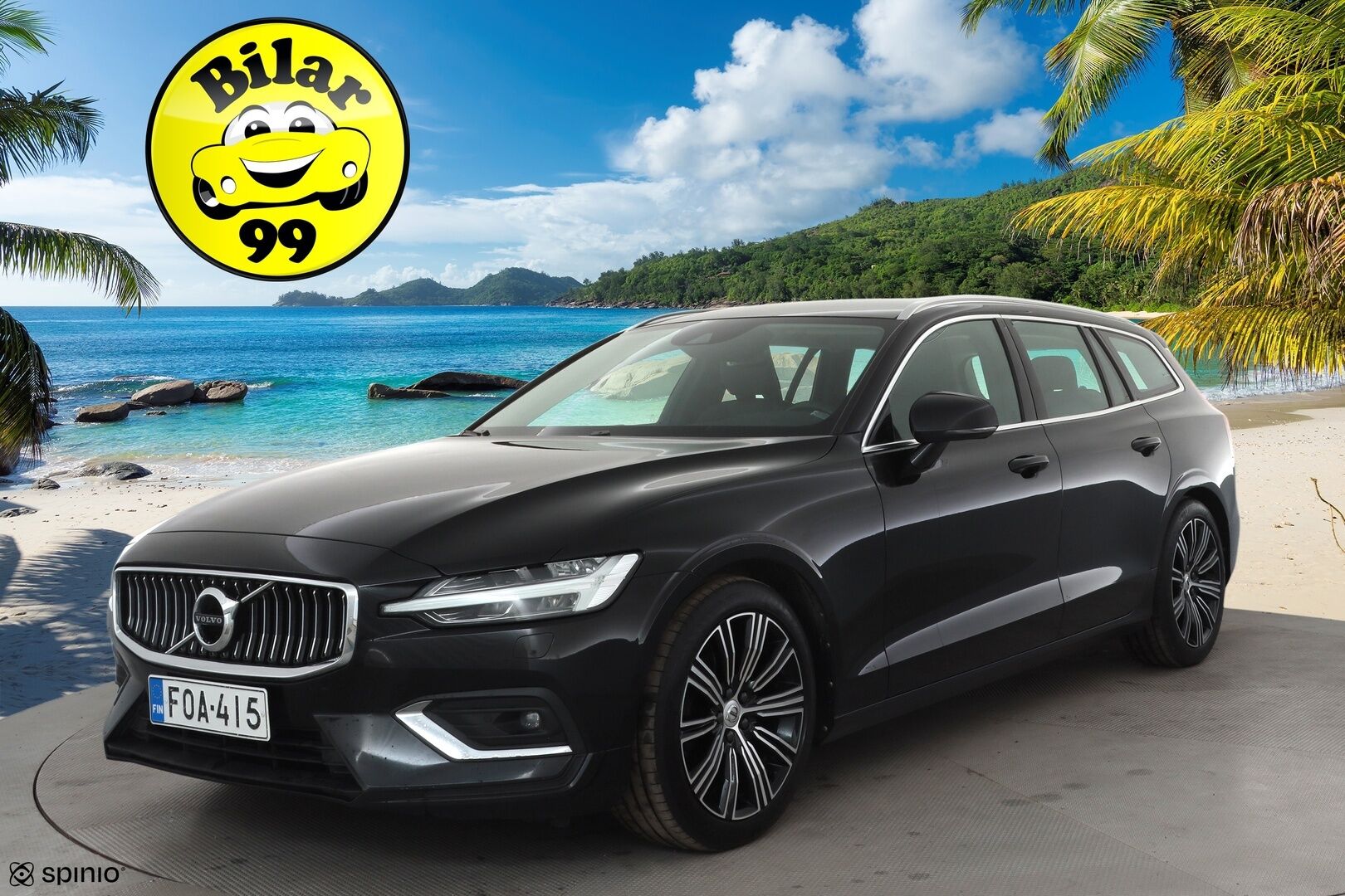 Volvo V60 2020 D4 Business Inscription aut * ACC / Webasto / Koukku / Muistipenkki / Navi / LED / Keyless / Sähköluukku / Nahat * - Suomi-auto / Kahdet renkaat aluvanteilla / Merkkihuollettu - HULLUT AVAJAISHULINAT KORKOTARJOUS 3,29 %