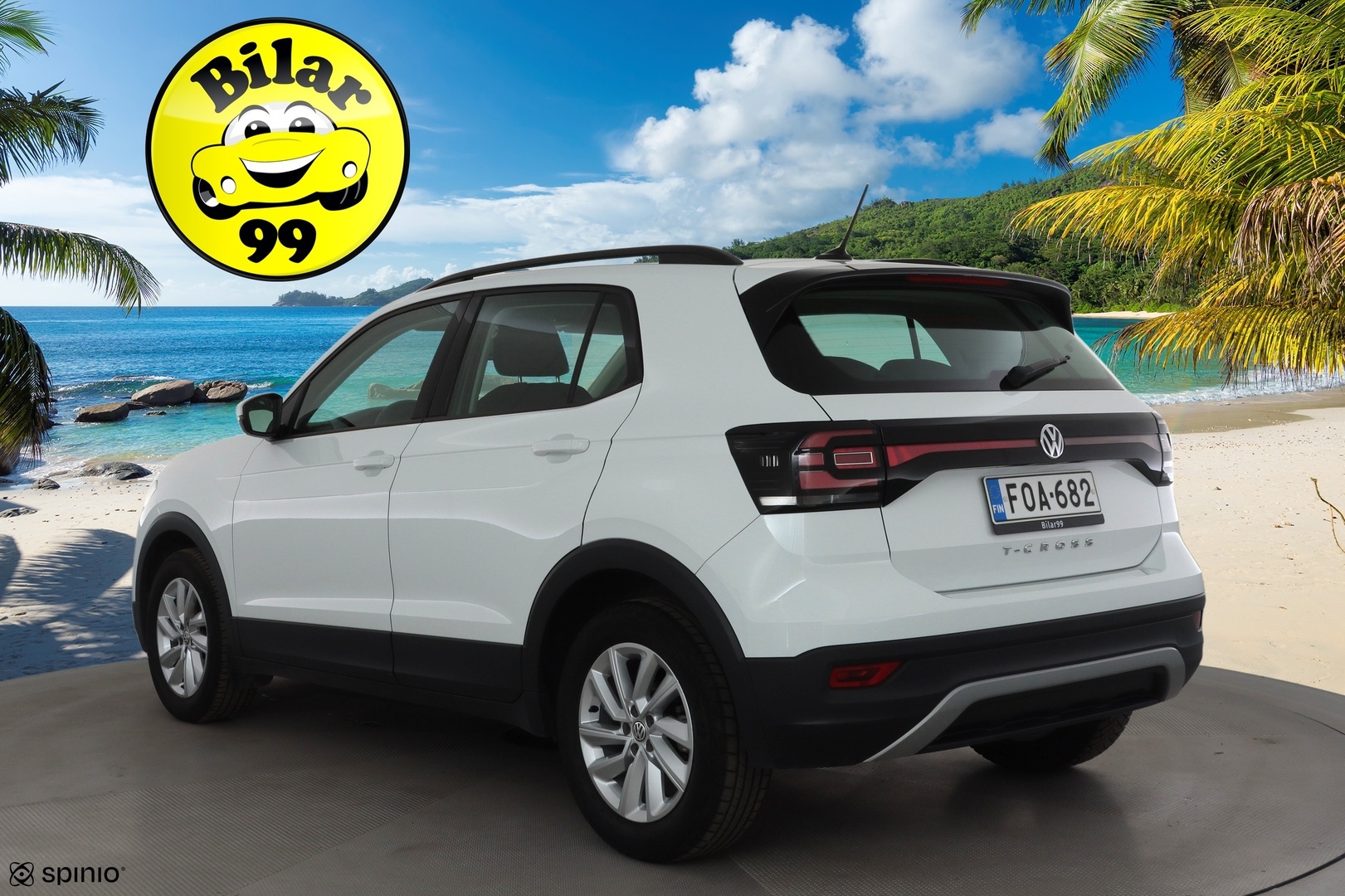 Volkswagen T-Cross 2020 Style 1,0 TSI 85 kW (115 hv) DSG * ACC / LED / Apple & Android / 1.Om Suomi-auto * - Kahdet renkaat