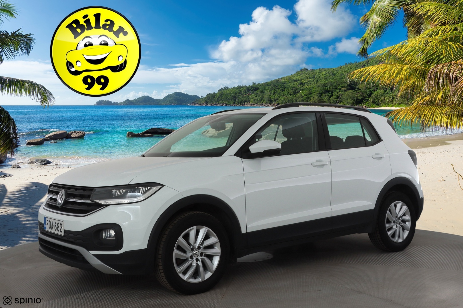 Volkswagen T-Cross 2020 Style 1,0 TSI 85 kW (115 hv) DSG * ACC / LED / Apple & Android / 1.Om Suomi-auto * - Kahdet renkaat