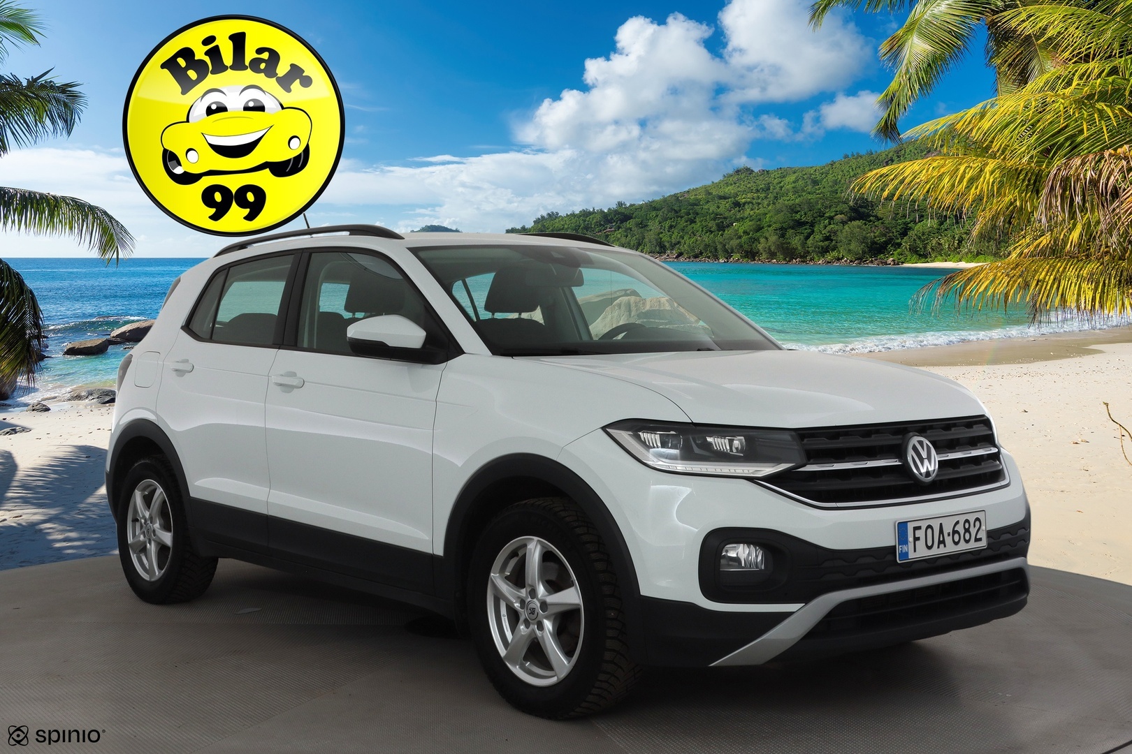 Volkswagen T-Cross 2020 Style 1,0 TSI 85 kW (115 hv) DSG * ACC / LED / Apple & Android / 1.Om Suomi-auto * - Kahdet renkaat