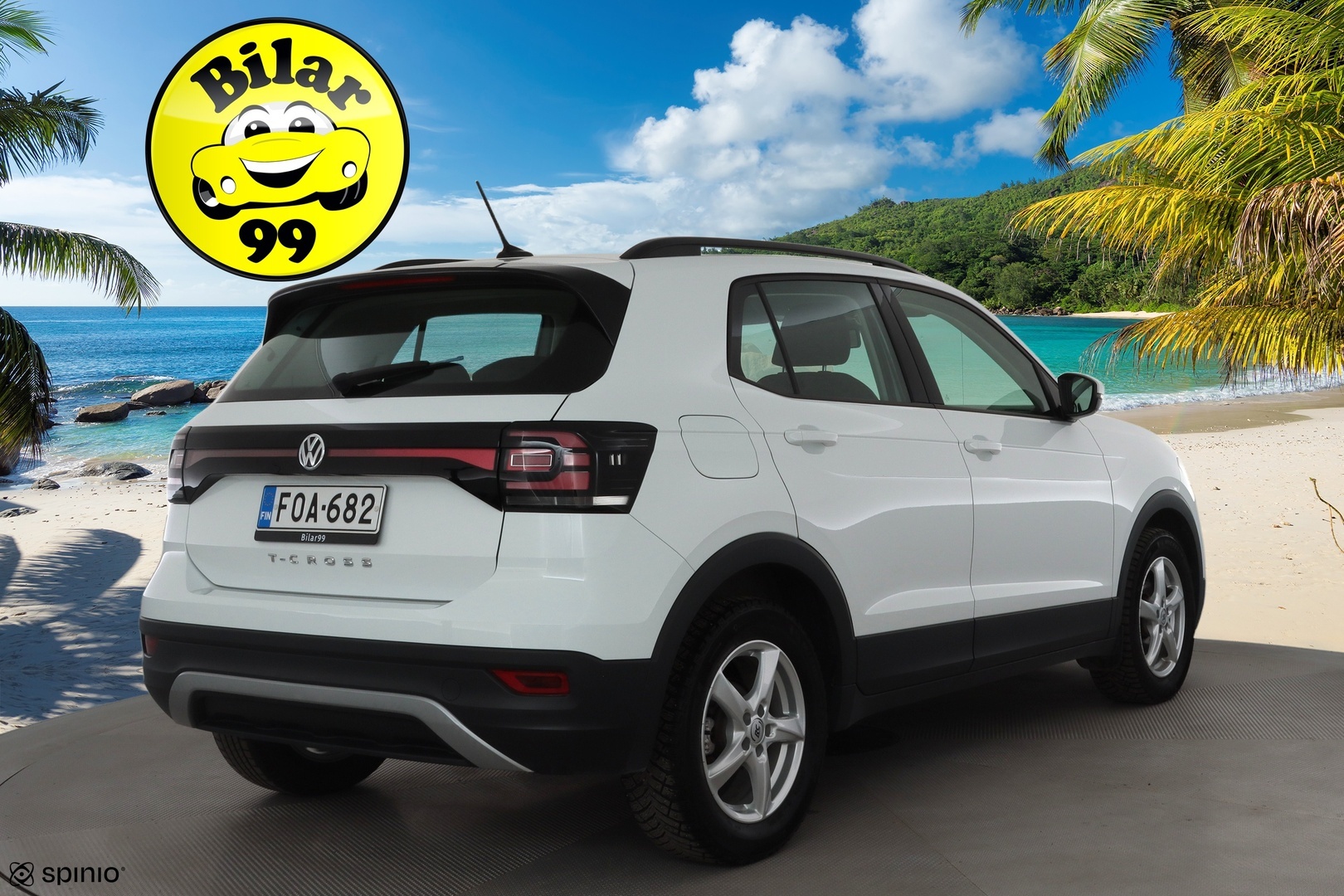 Volkswagen T-Cross 2020 Style 1,0 TSI 85 kW (115 hv) DSG * ACC / LED / Apple & Android / 1.Om Suomi-auto * - Kahdet renkaat