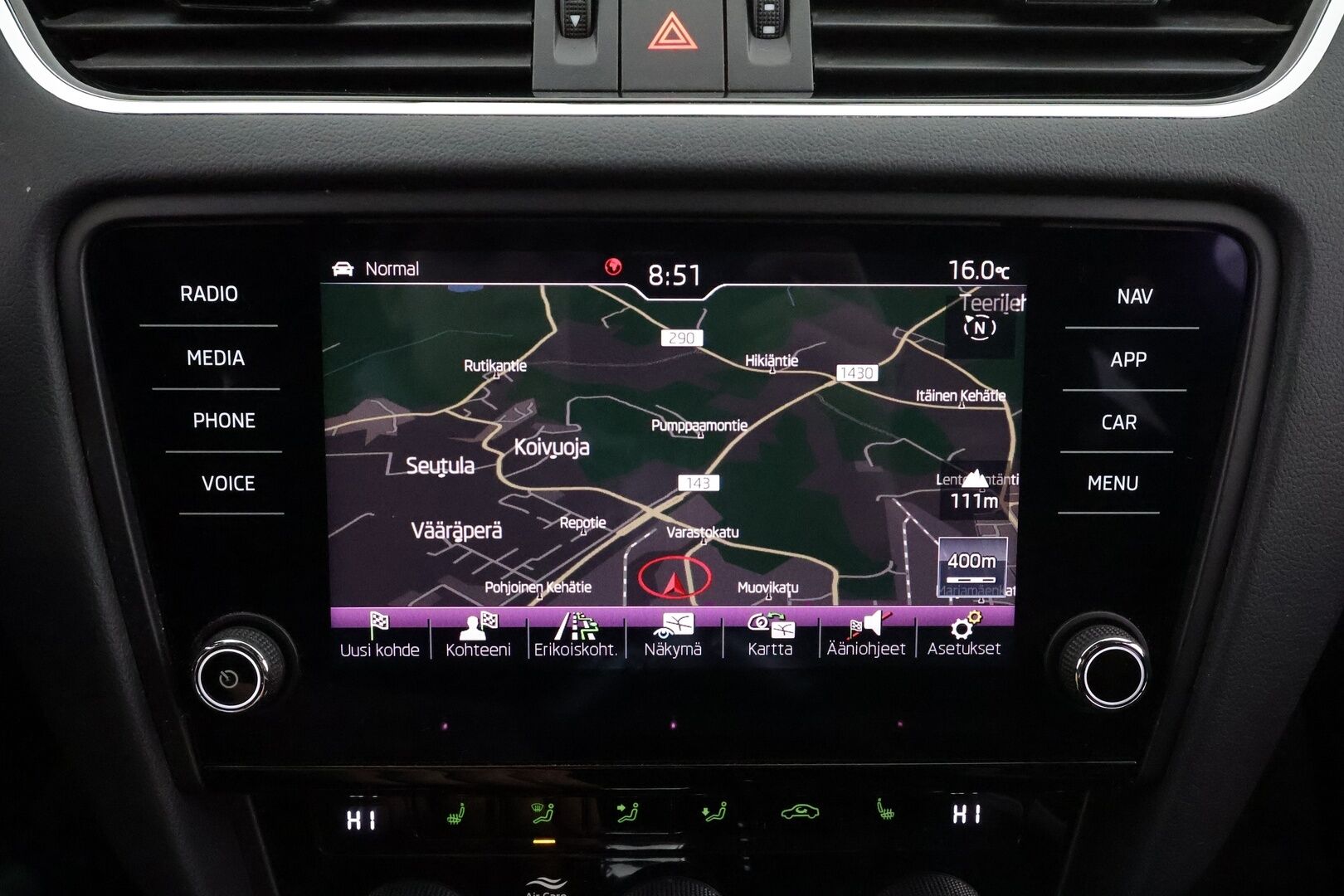 Skoda Octavia 2020 Combi 2,0 TSI RS BusinessLine DSG * ACC / Webasto / Muistipenkki / P.kamera / koukku/ LED  / Keyless / Navi* - 1.Om Suomi auto / Kahdet Renkaat - HULLUT JOULUT KORKOTARJOUS 2,49% 