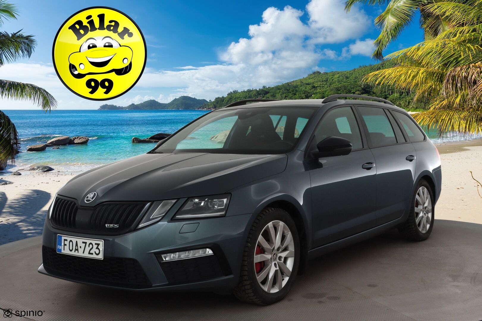Skoda Octavia 2020 Combi 2,0 TSI RS BusinessLine DSG * ACC / Webasto / Muistipenkki / P.kamera / koukku/ LED  / Keyless / Navi* - 1.Om Suomi auto / Kahdet Renkaat - HULLUT JOULUT KORKOTARJOUS 2,49% 